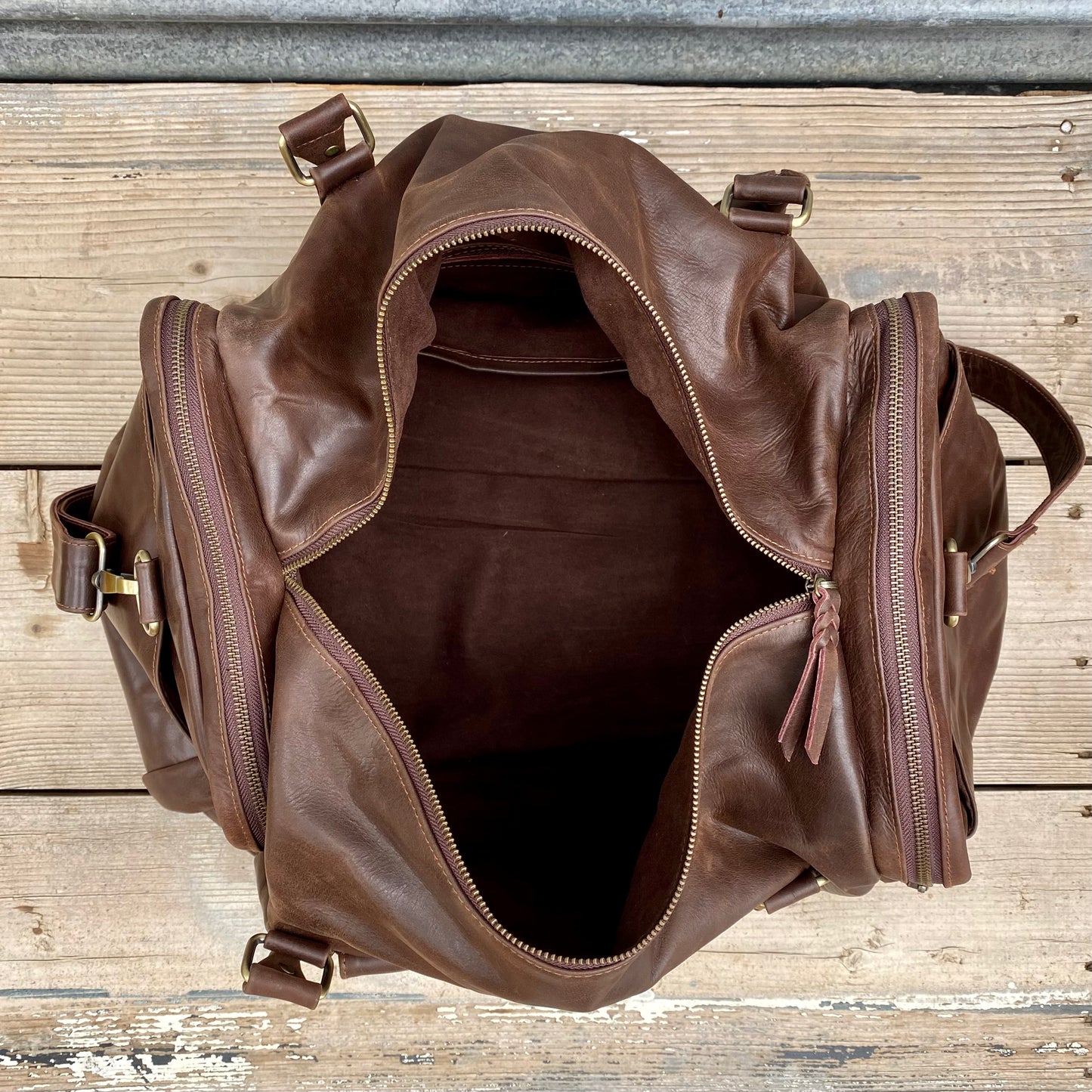 Soft Leather Travel / Duffle / Sports Bag