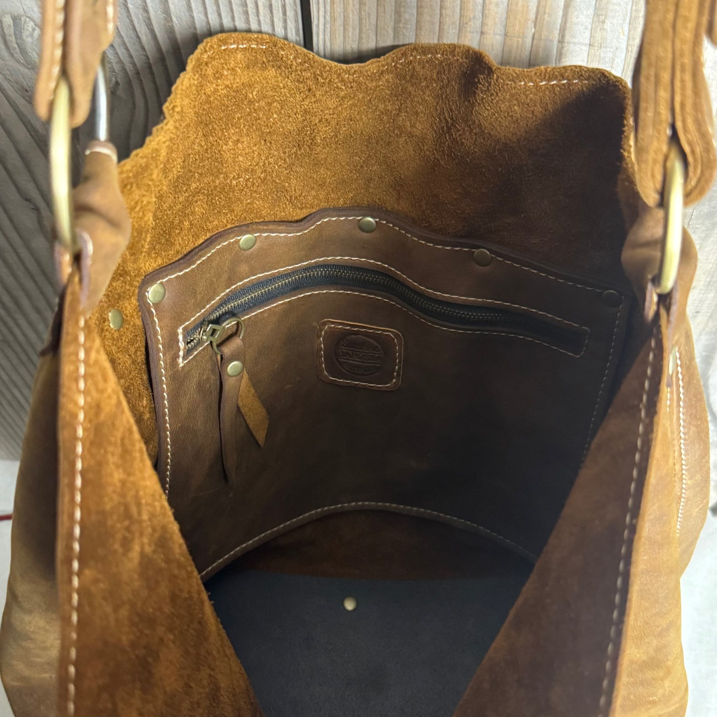 The Large Soft Rustic Brown Slouch