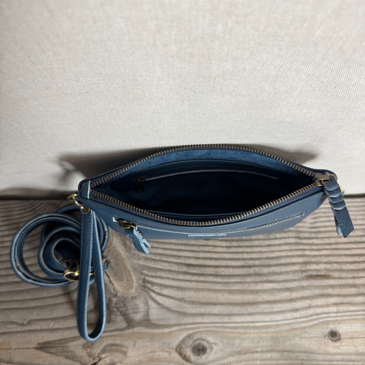 Plain Leather Clutch