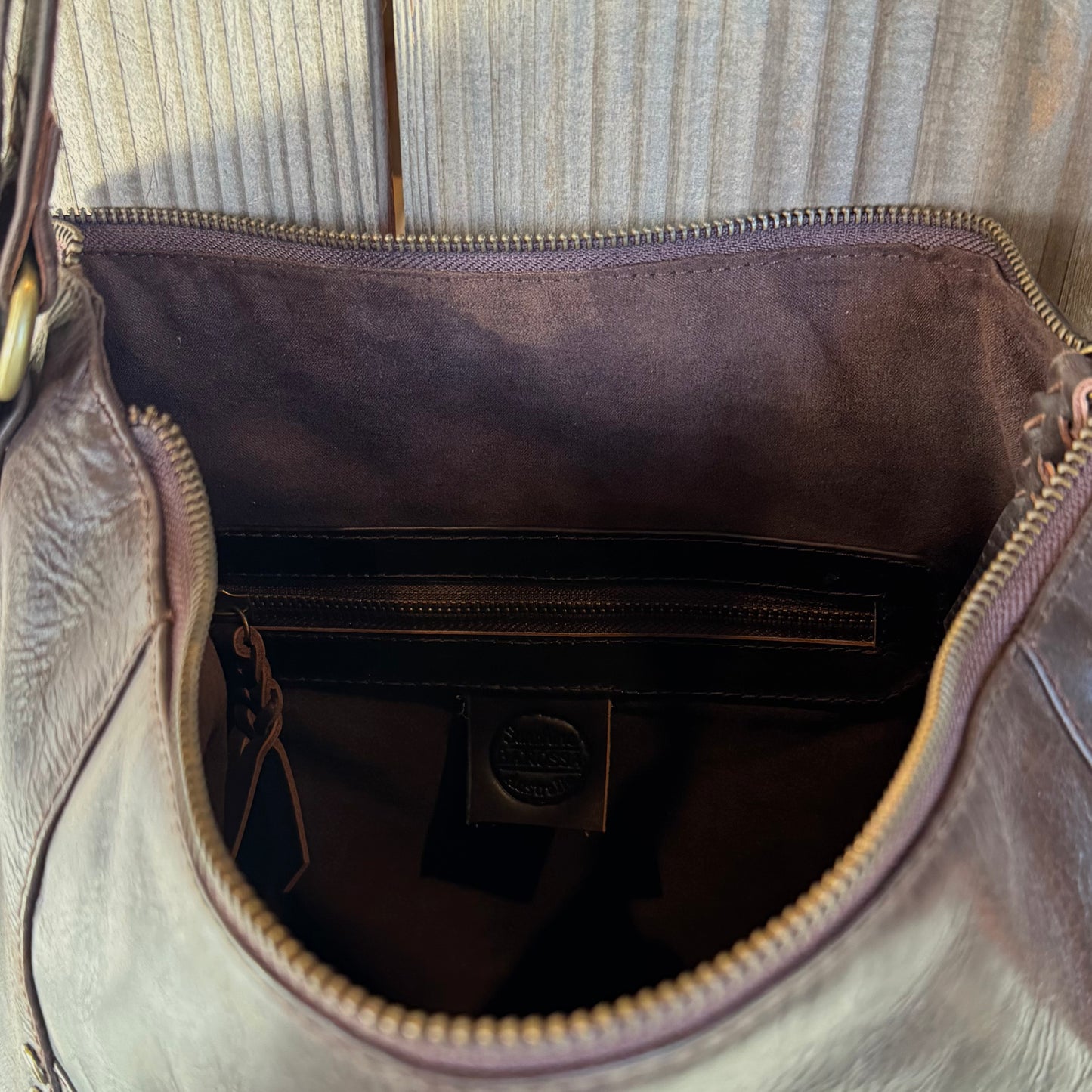 Convertible Leather Bag to Backpack