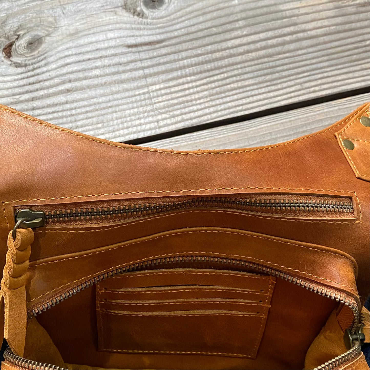 Leather Travel / Festival Waist or Across Body Bag