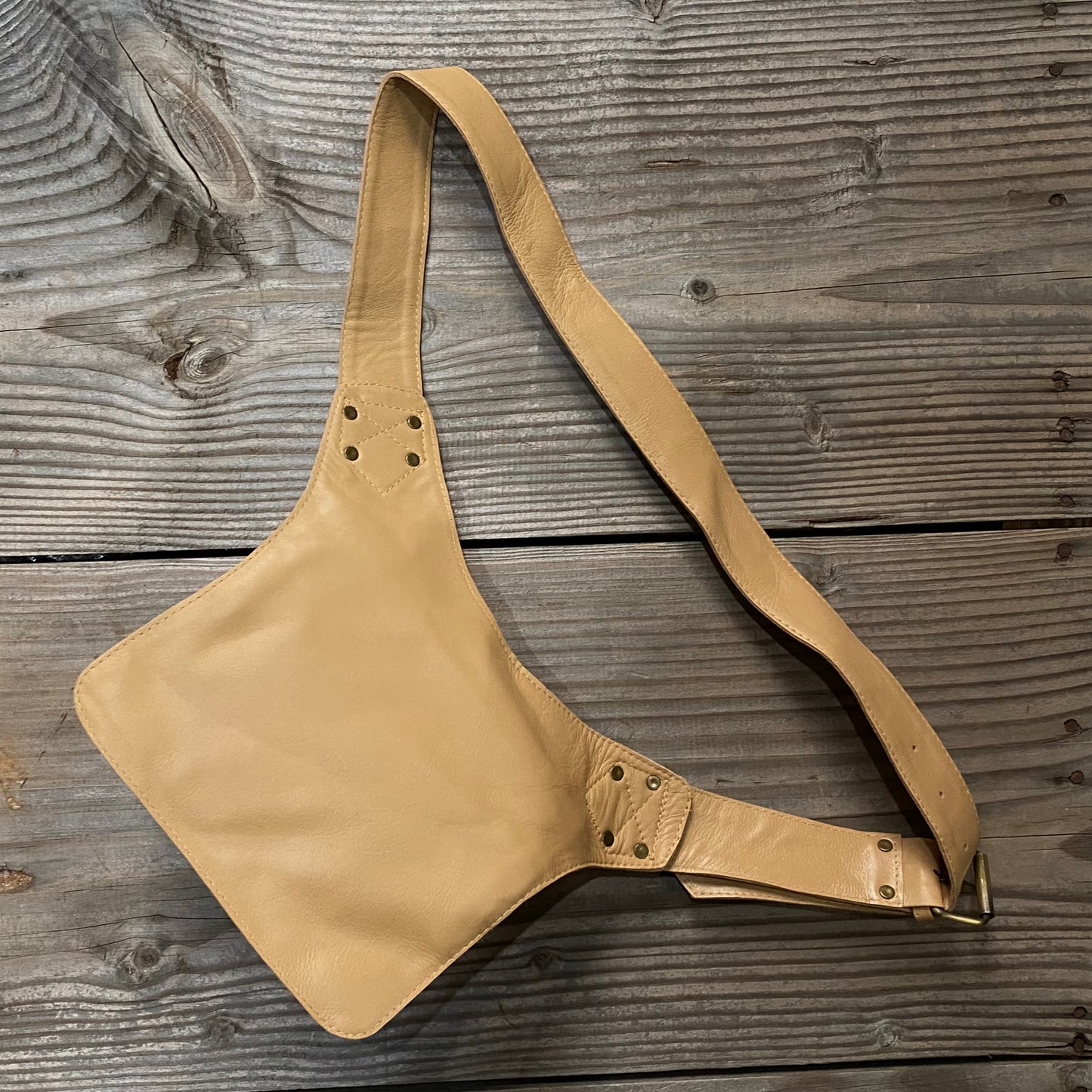 Leather Travel / Festival Waist or Across Body Bag