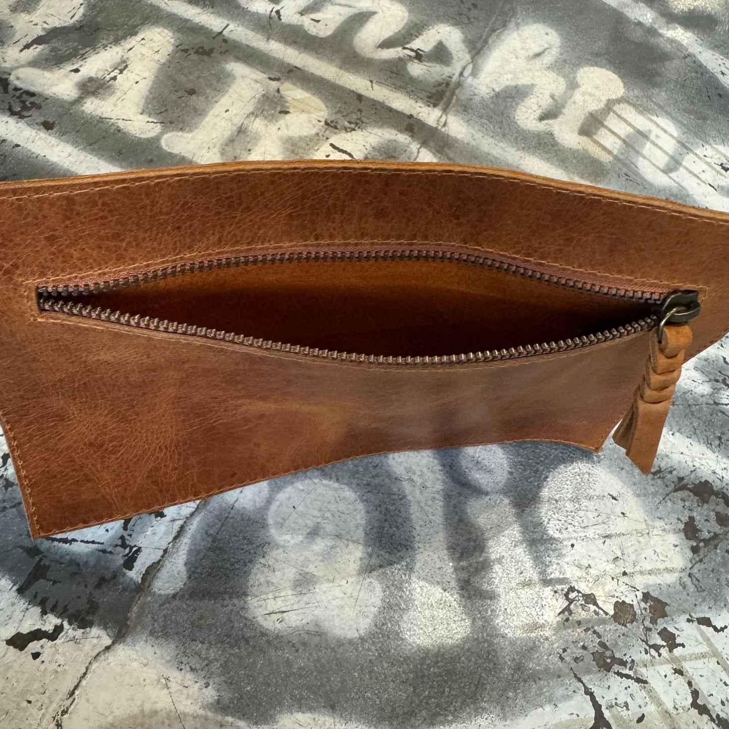 The Caramel Bling Slouch with Internal Detachable Clutch