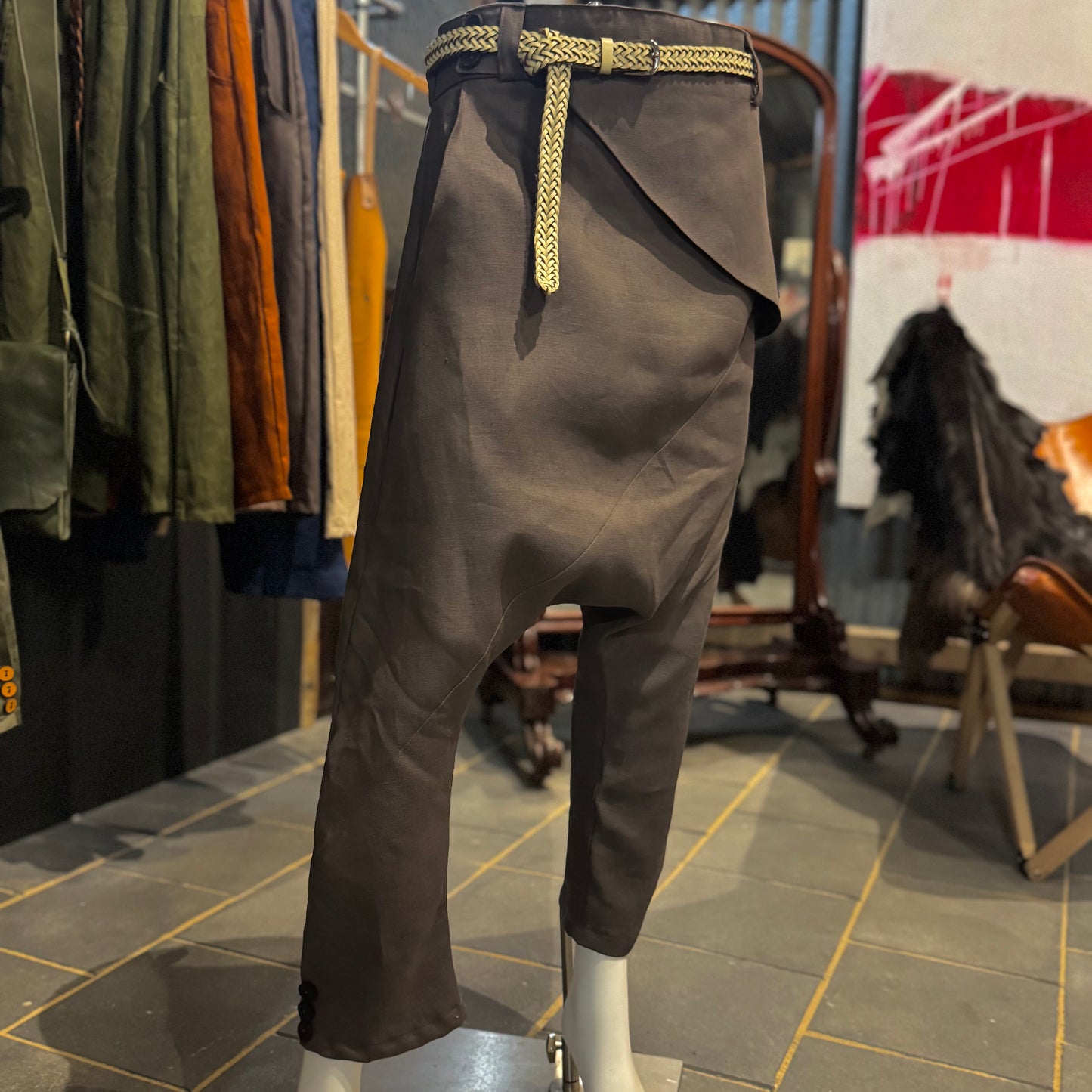 Tailored Japanese-Style Linen Pants