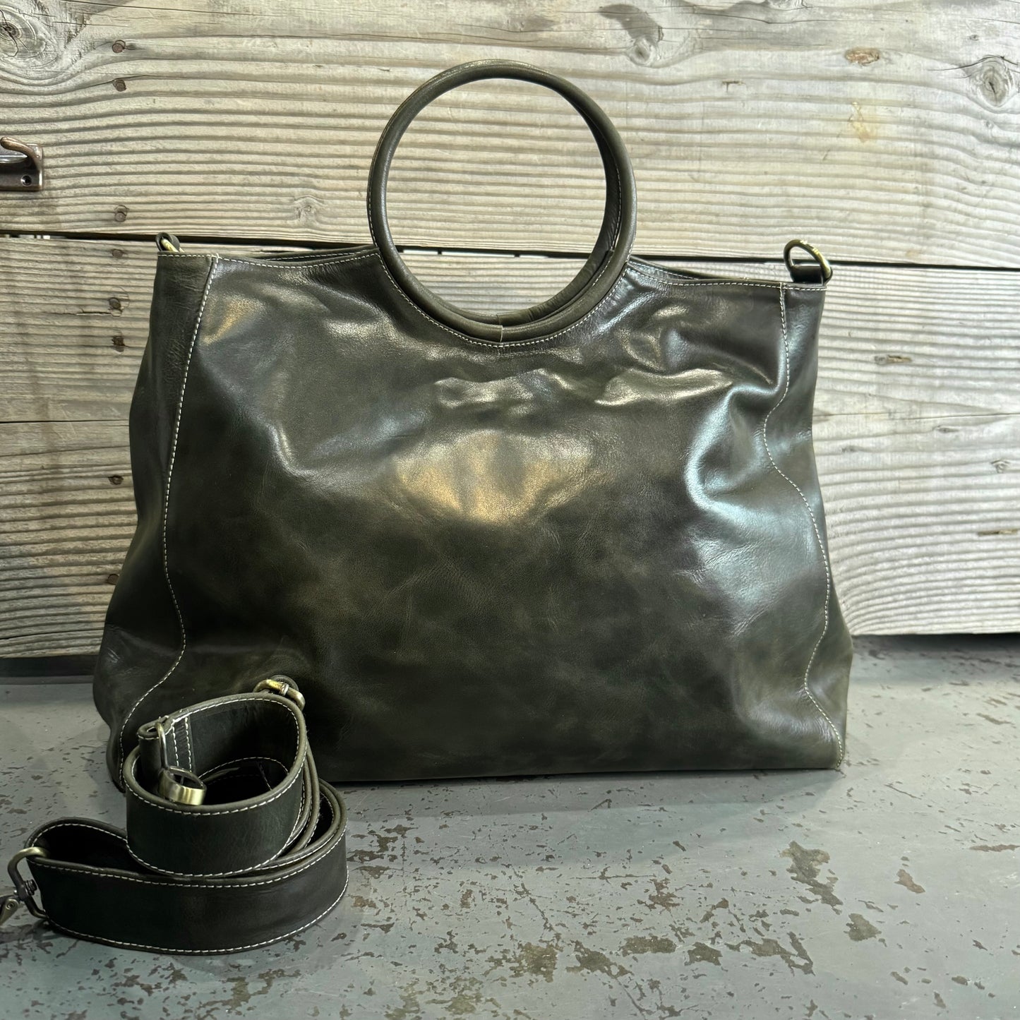 A Large Ring Handle Bag