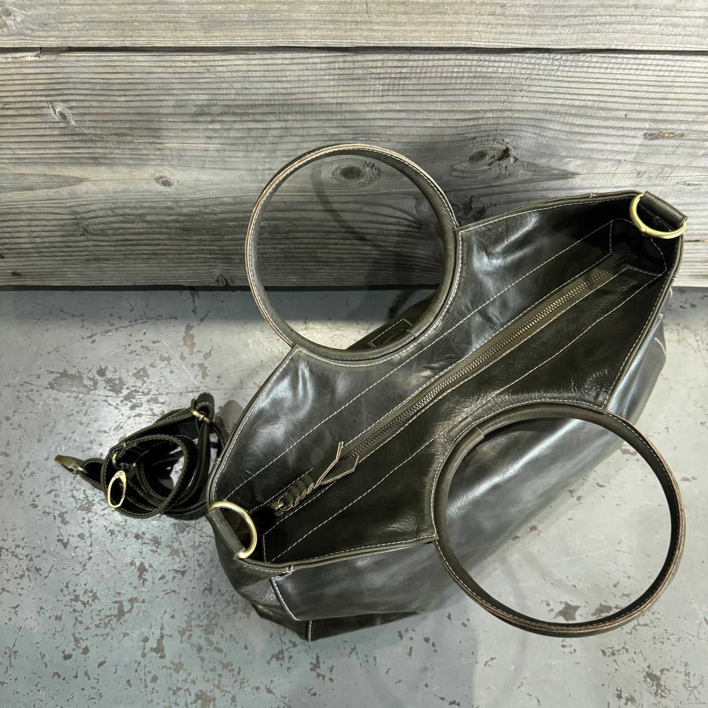 A Large Ring Handle Bag