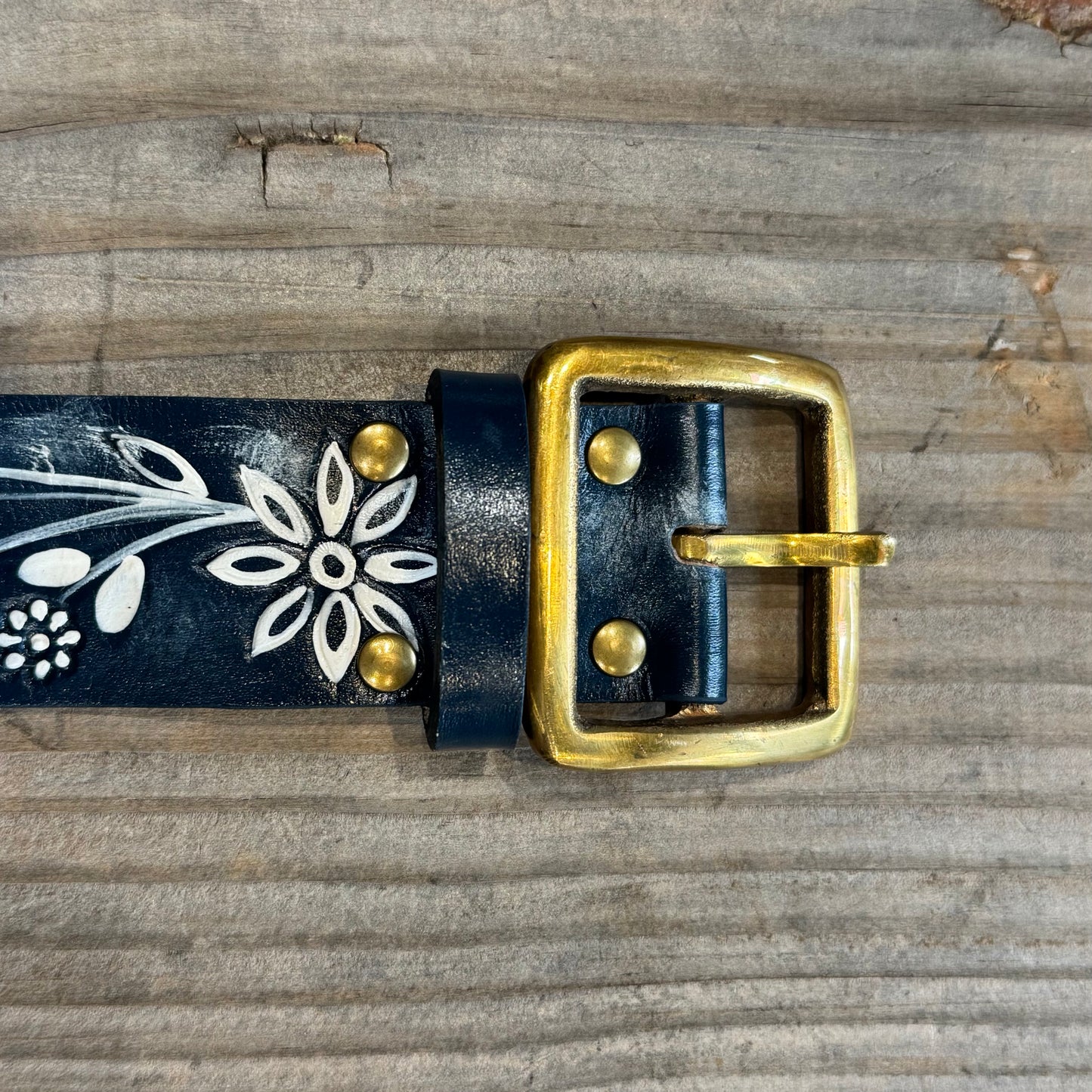 Hand-painted Leather Belts