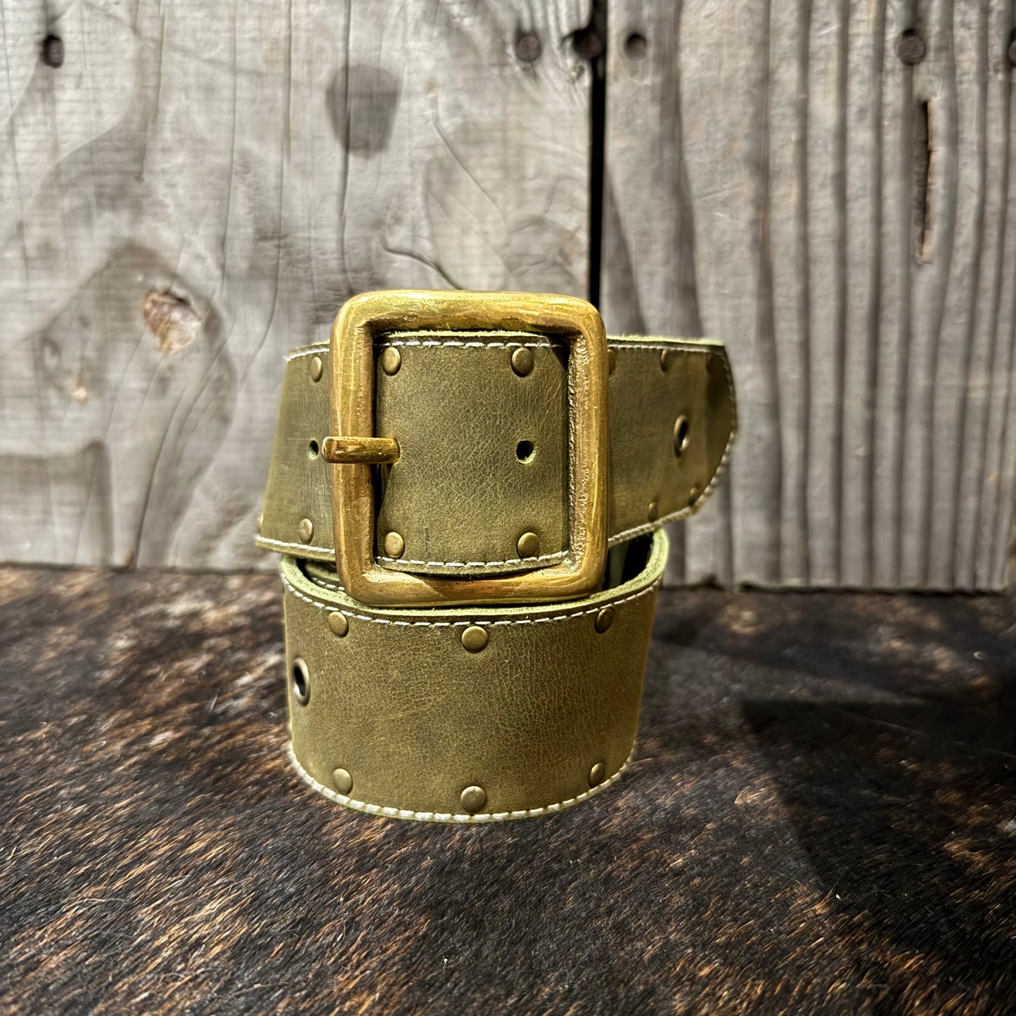 Studded Leather Belts