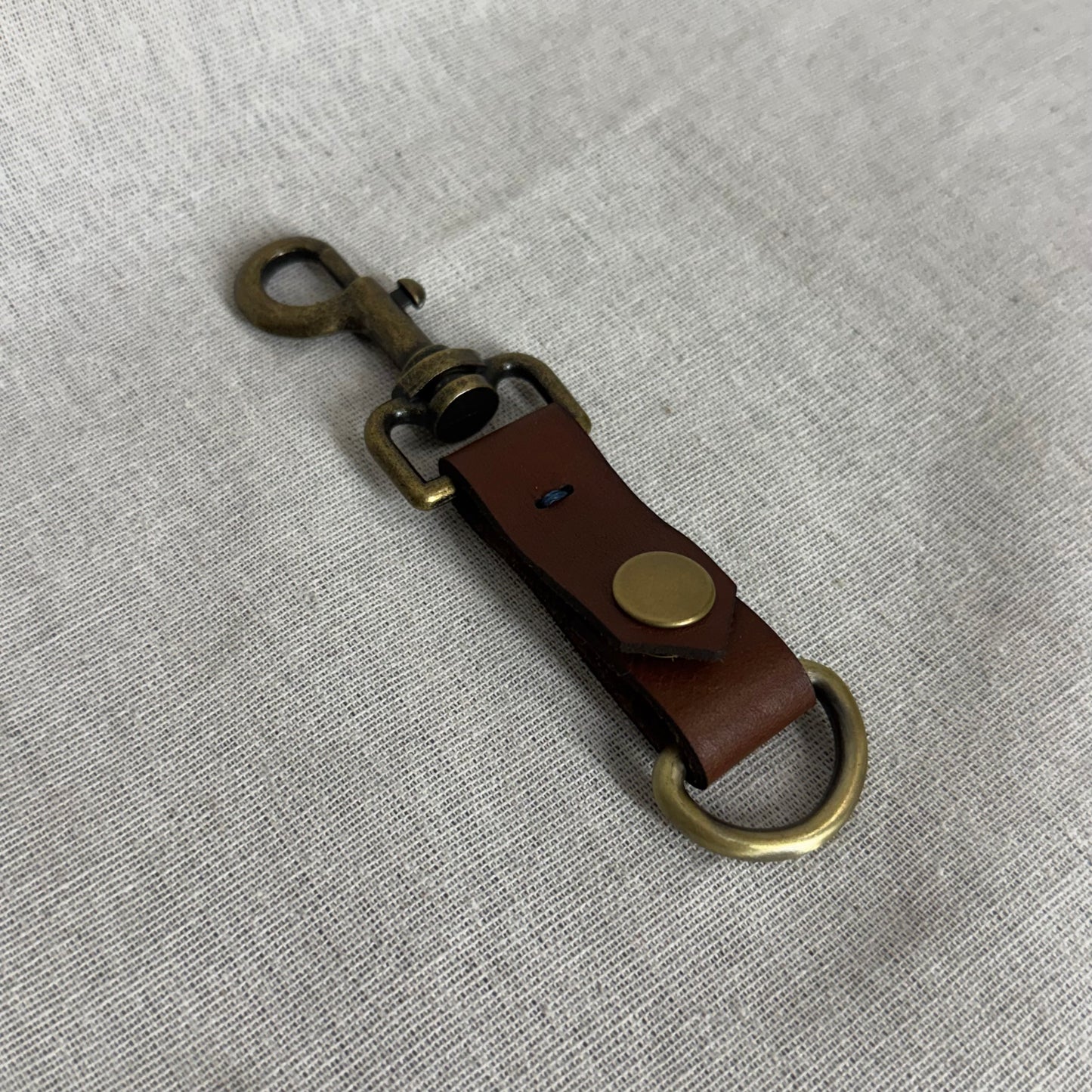 Leather Loop Keyring