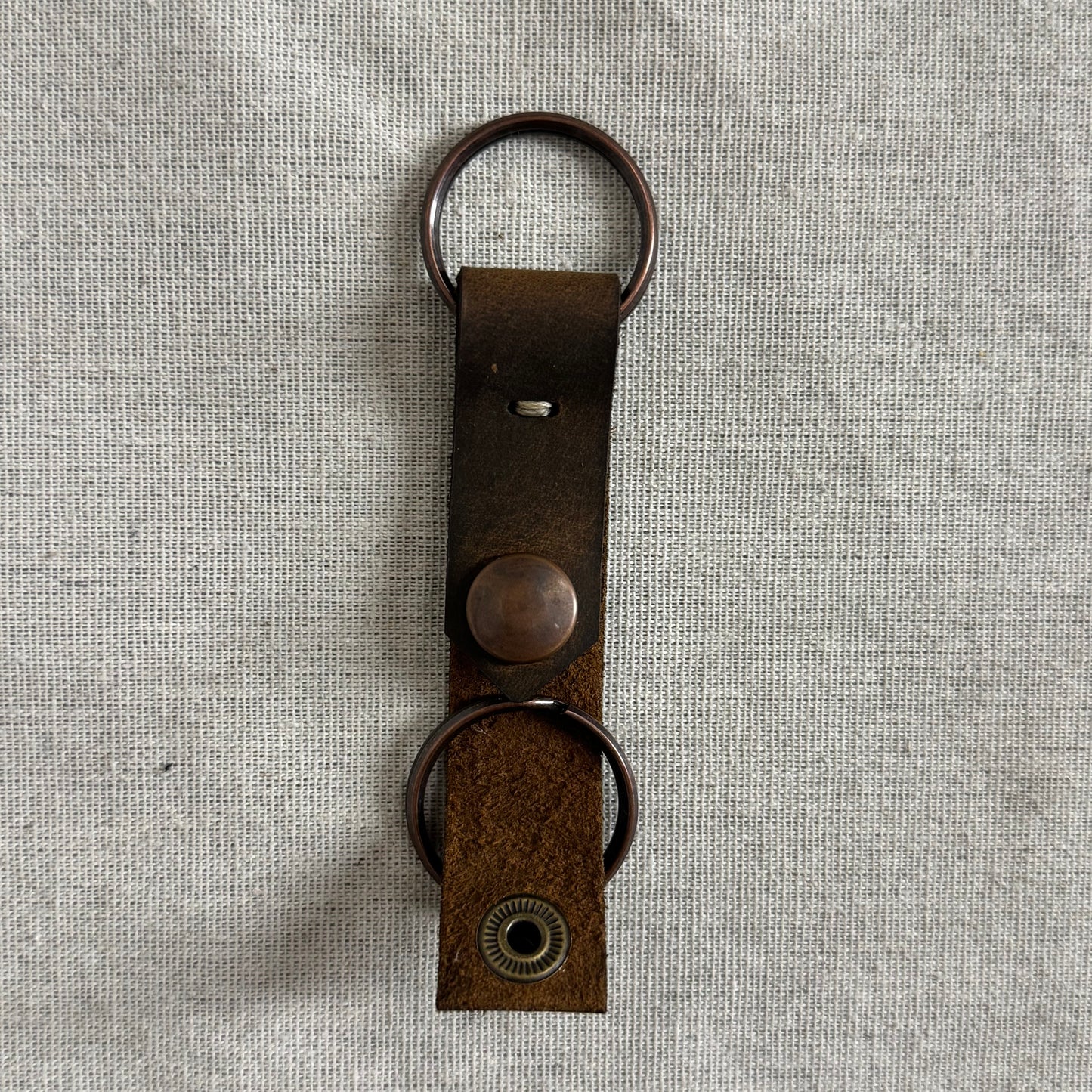 Leather Loop Keyring