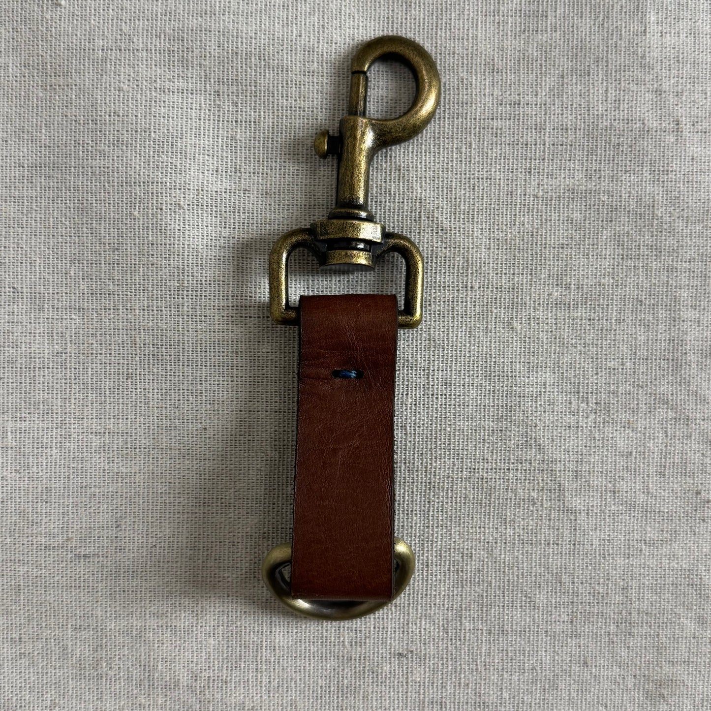 Leather Loop Keyring
