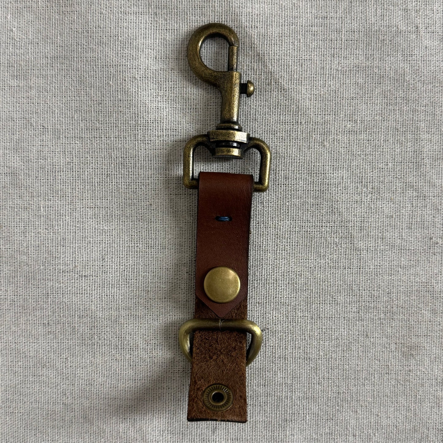Leather Loop Keyring
