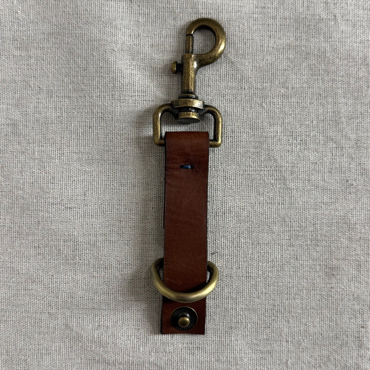 Leather Loop Keyring