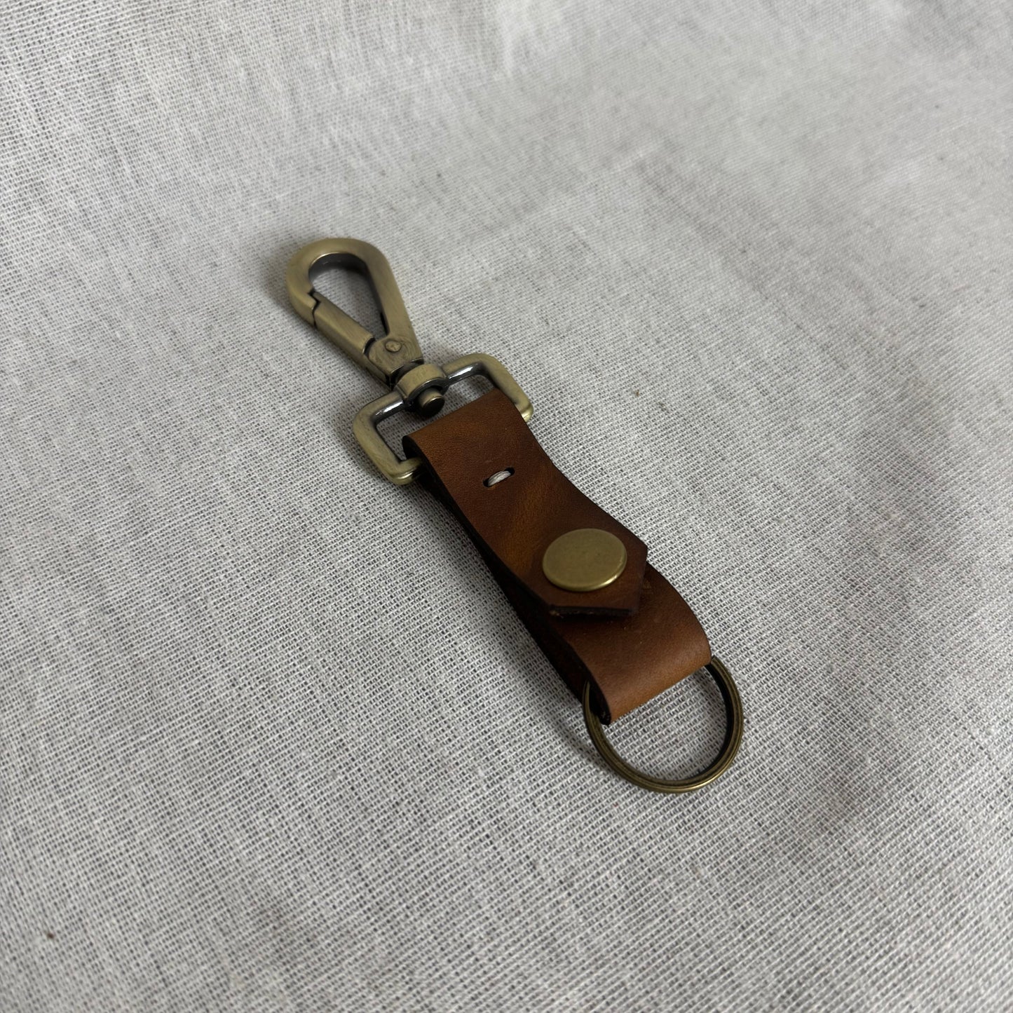 Leather Loop Keyring