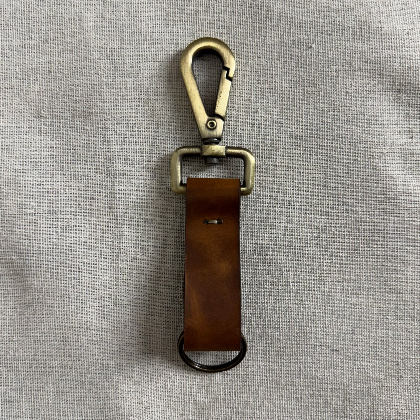 Leather Loop Keyring