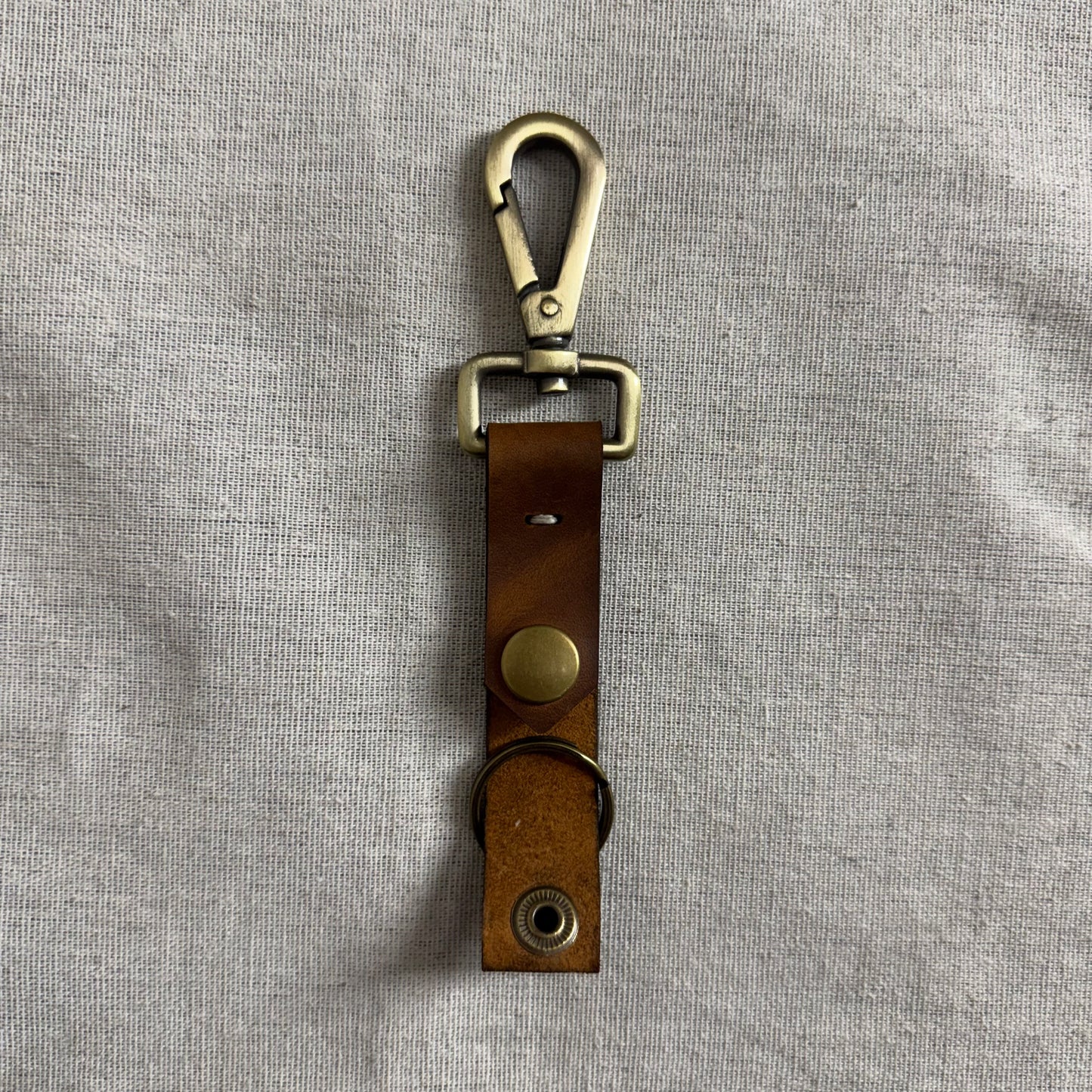 Leather Loop Keyring