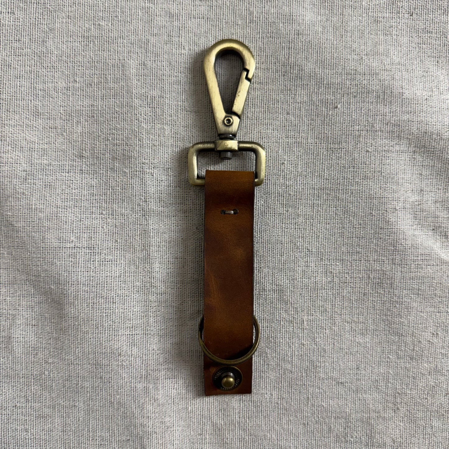 Leather Loop Keyring