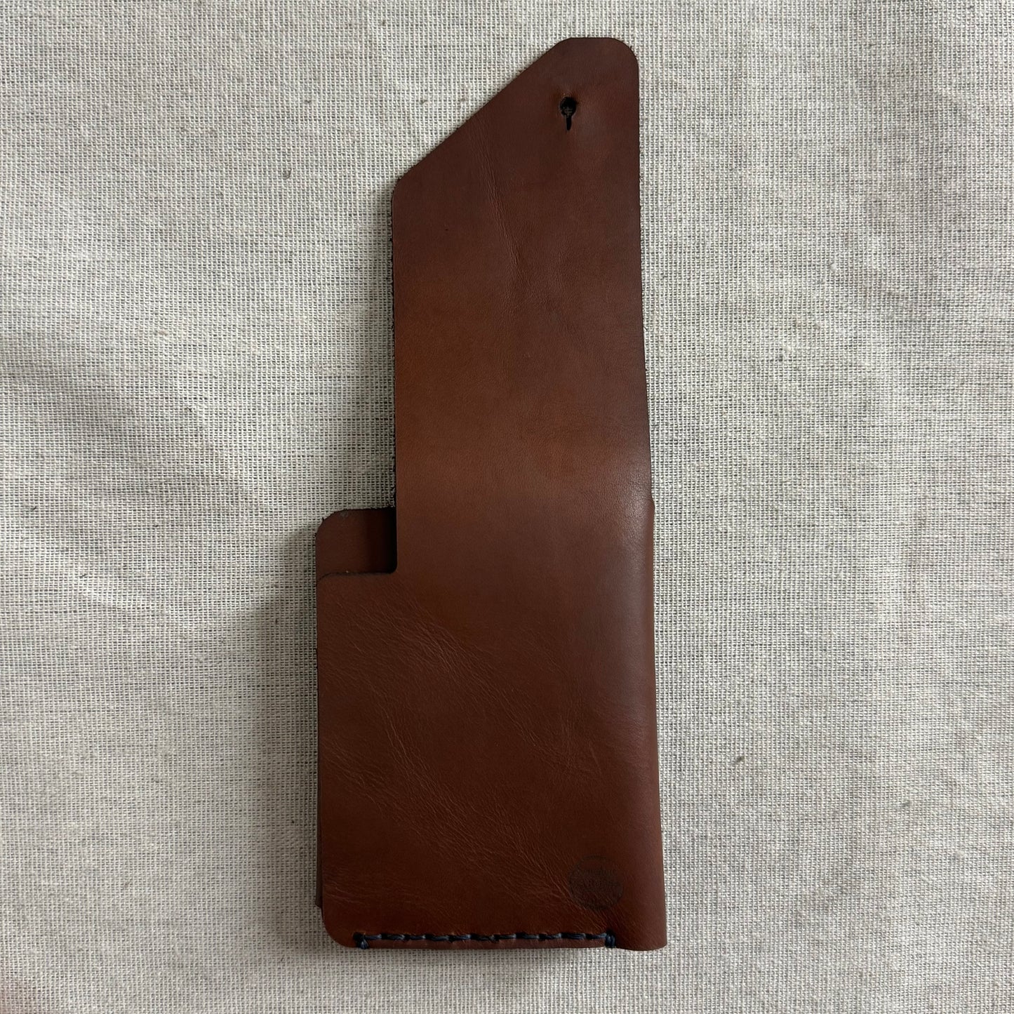Hand-Stitched Raw Fold Wallet