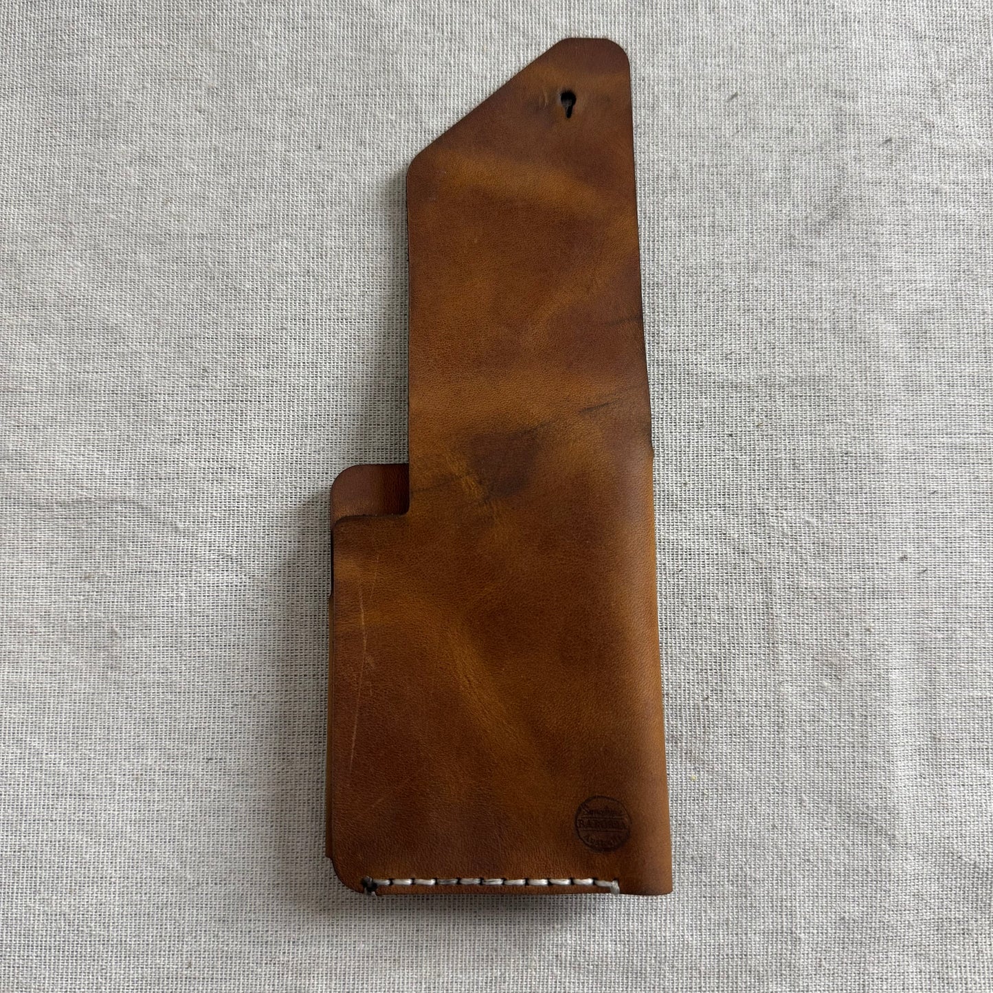 Hand-Stitched Raw Fold Wallet