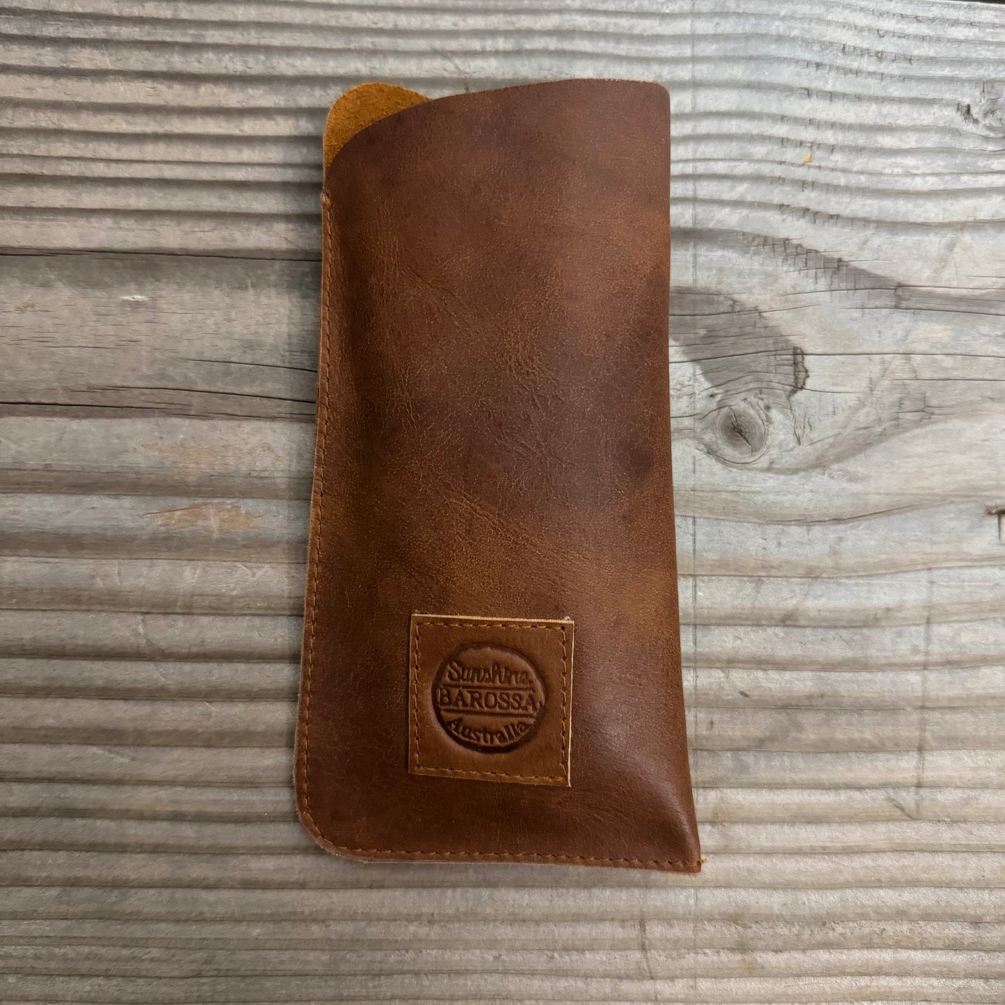 Soft Leather Glasses/Phone Pouch