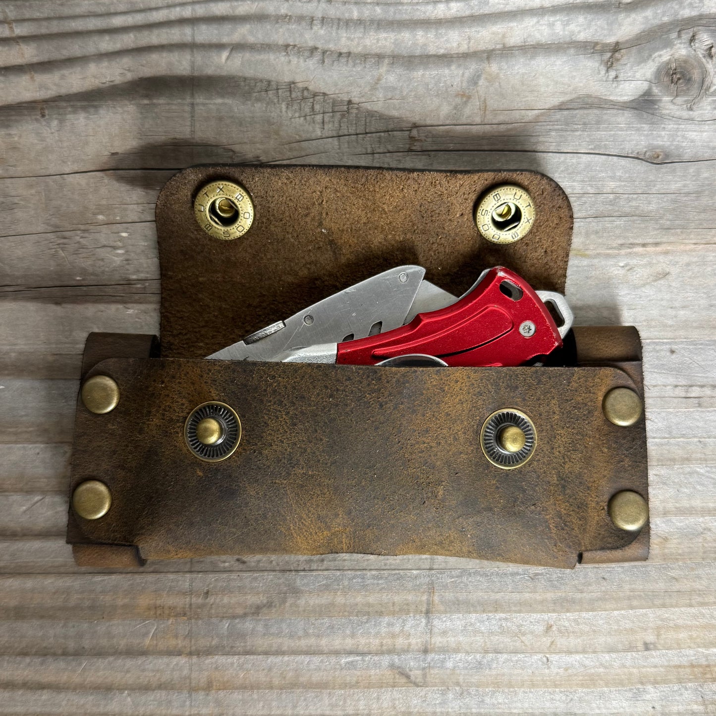 Leather Knife Pouch for Belt