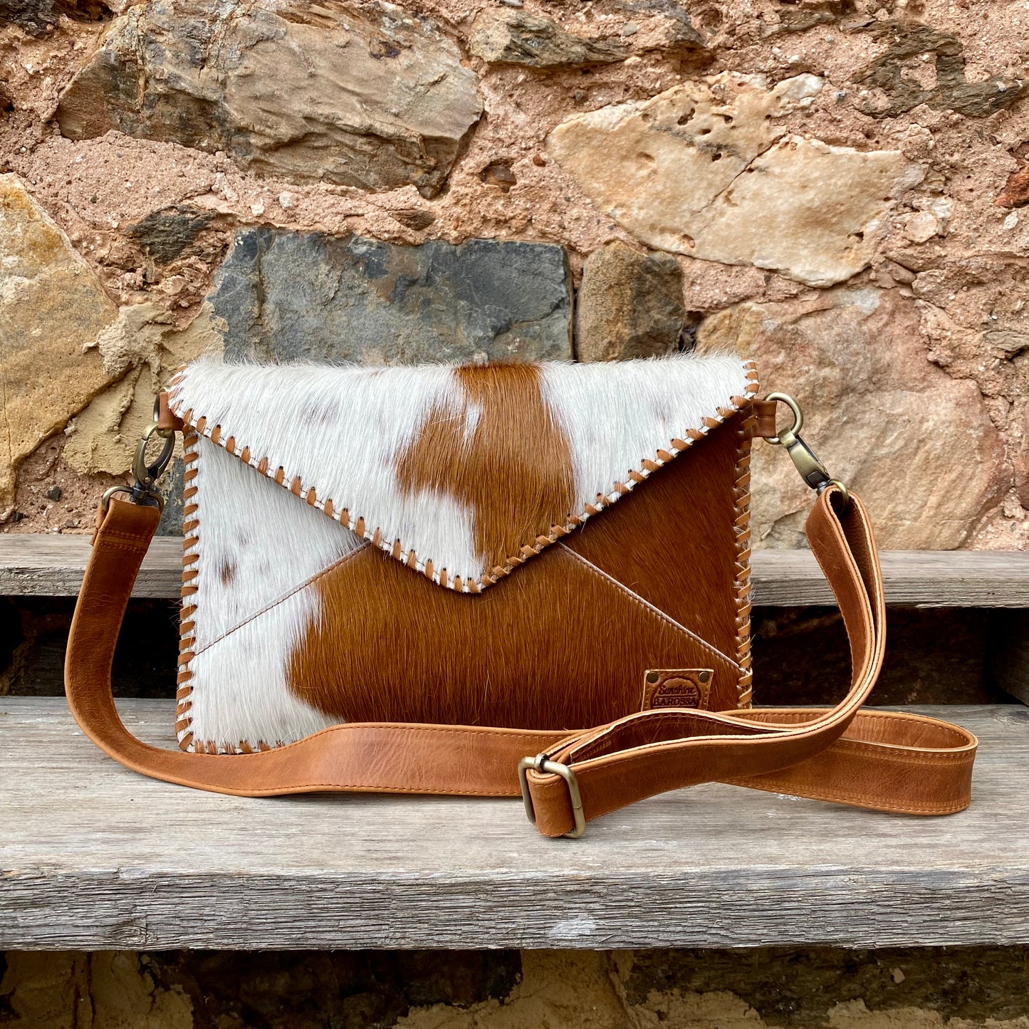 A Cowhide Envelope Bag | Clutch