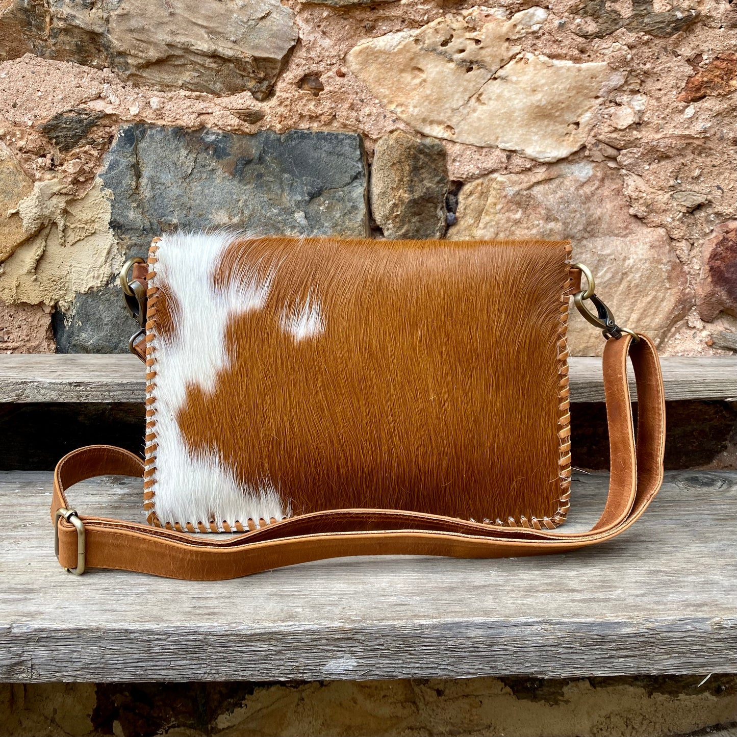 A Cowhide Envelope Bag | Clutch