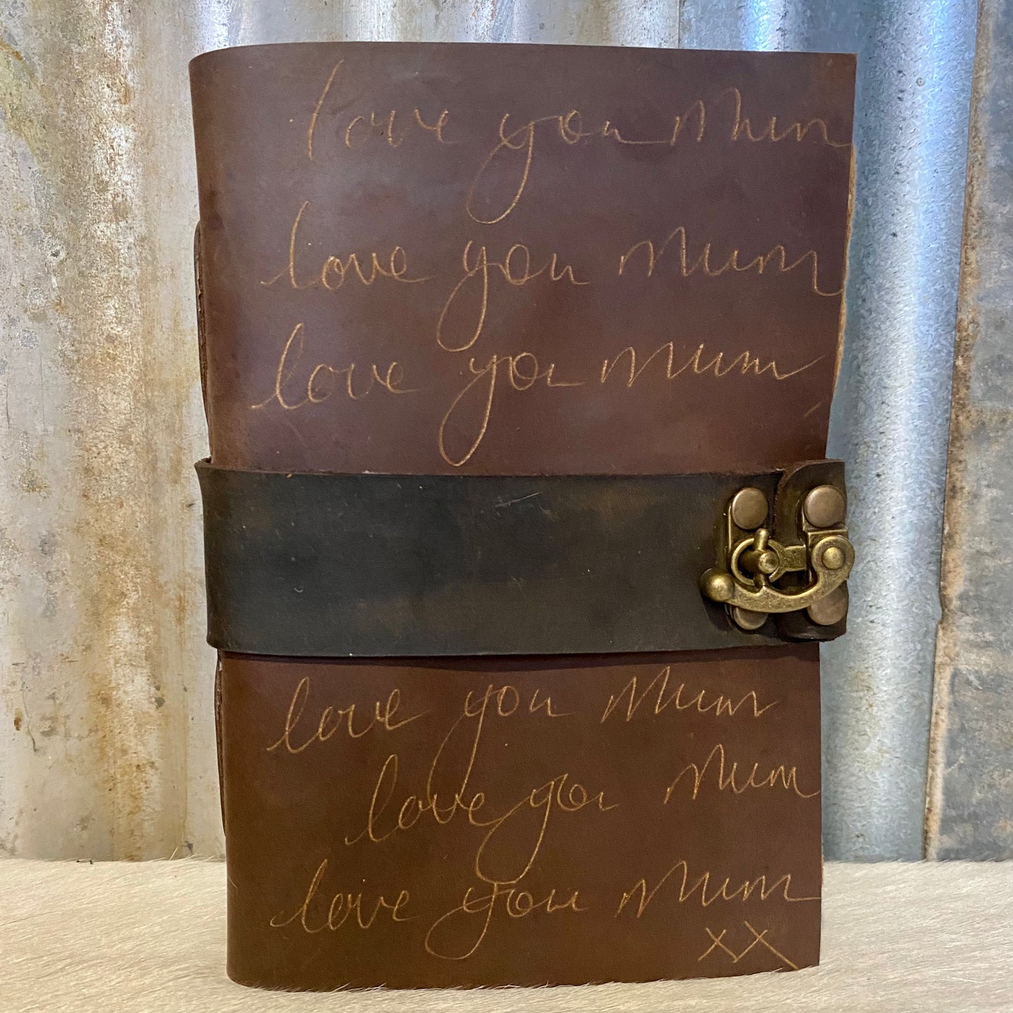 Handmade Paper Bound Leather Journal A5