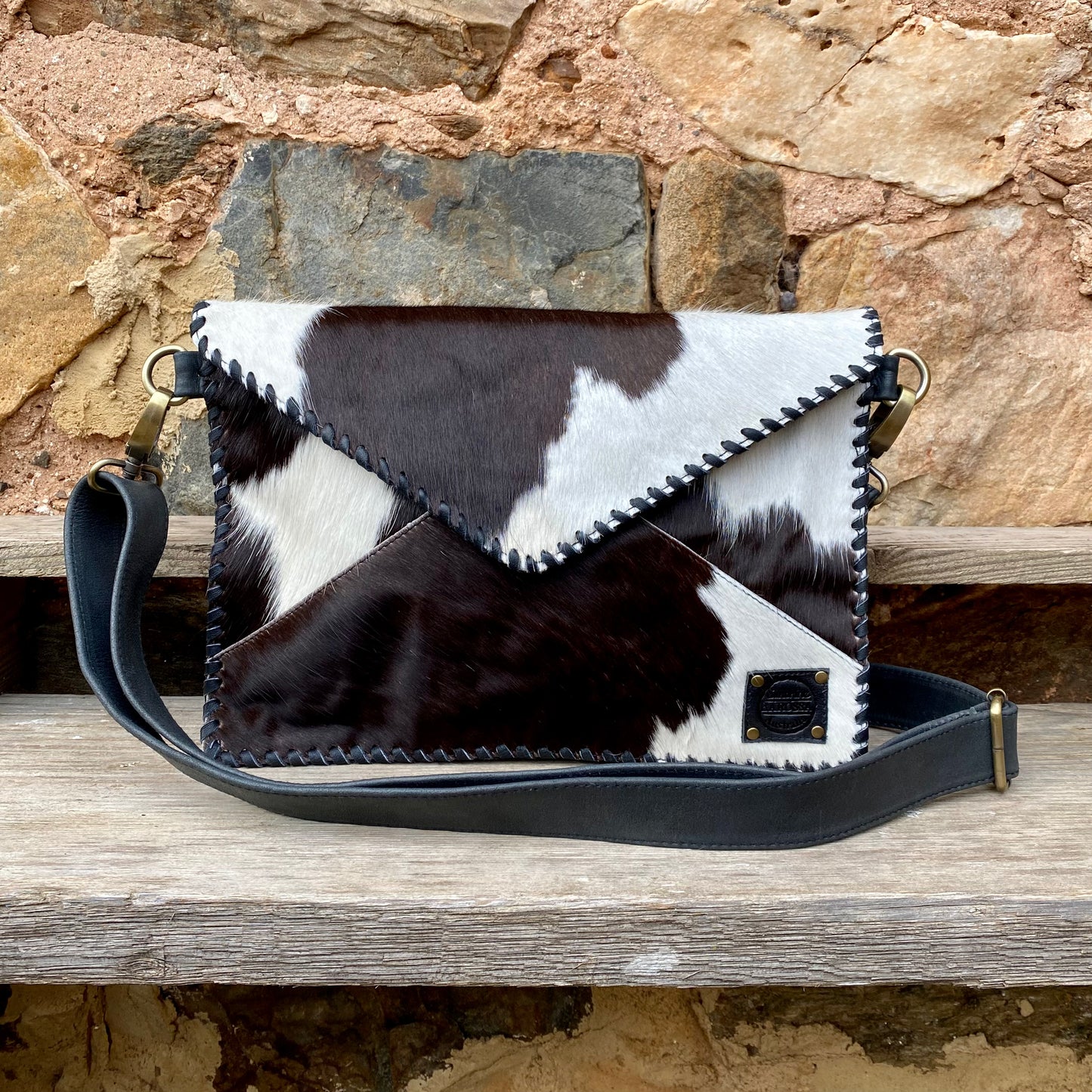 A Cowhide Envelope Bag | Clutch