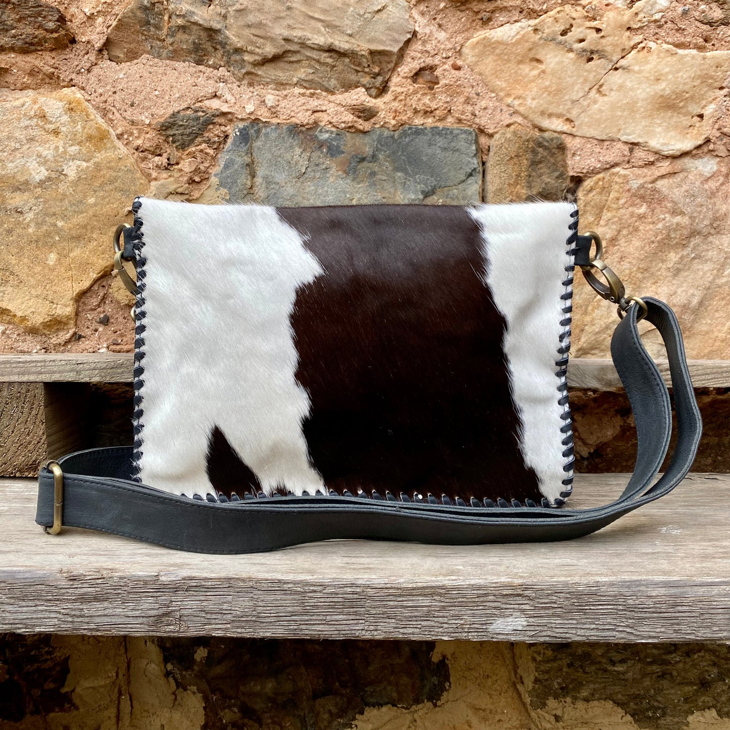 A Cowhide Envelope Bag | Clutch