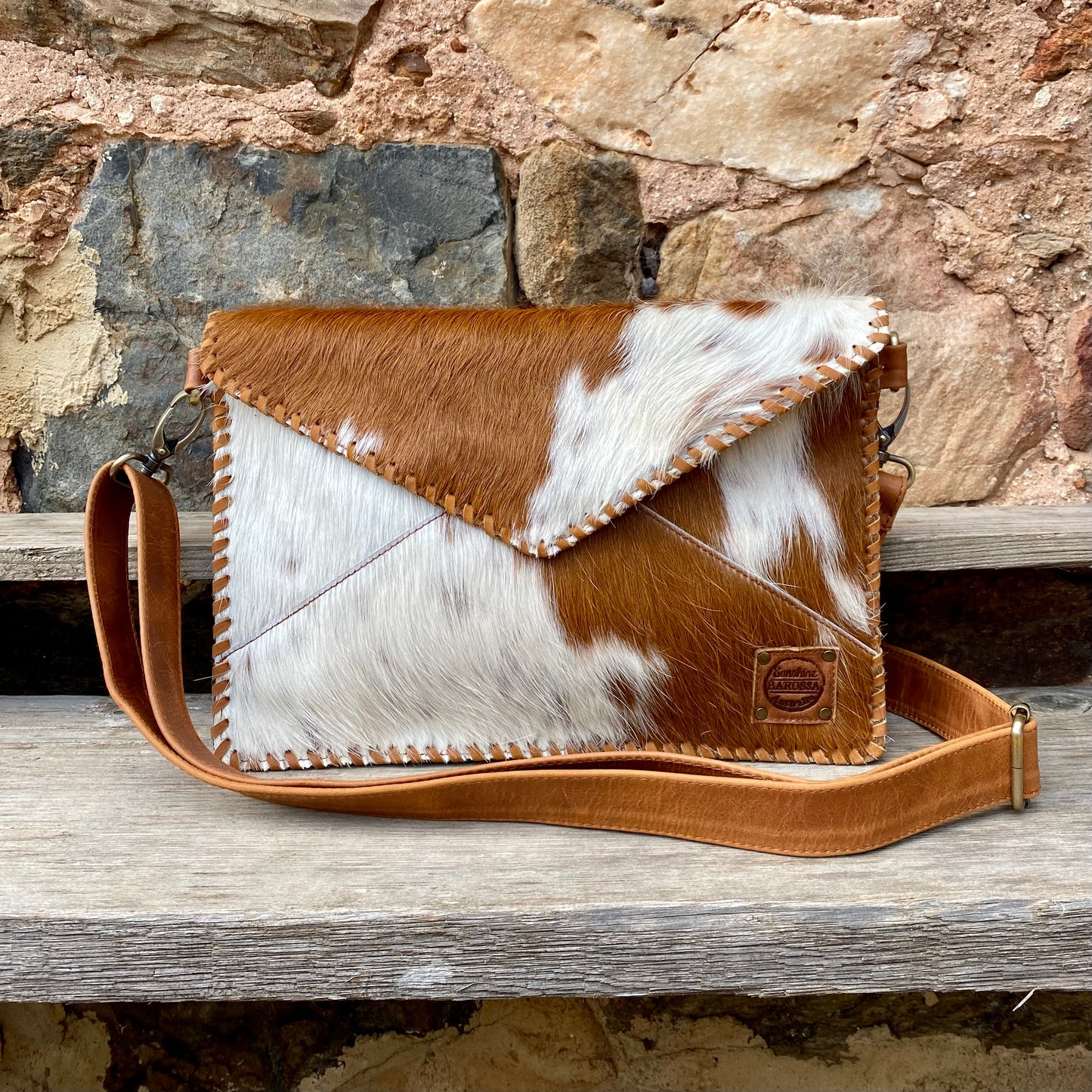 A Cowhide Envelope Bag | Clutch