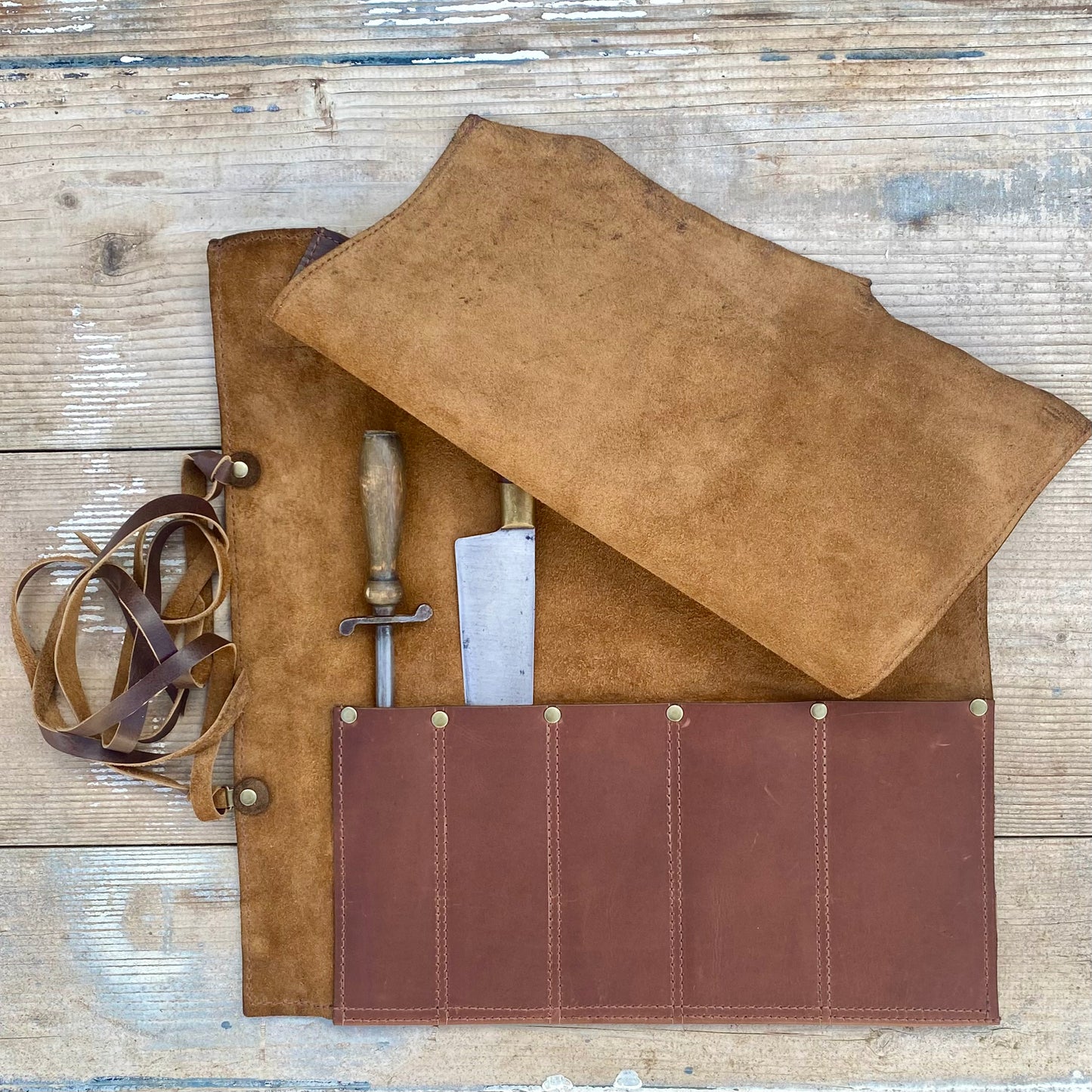 Leather Knife Roll