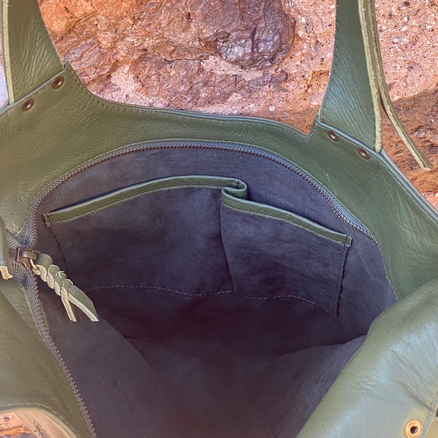 My Everyday Buckle Leather Tote