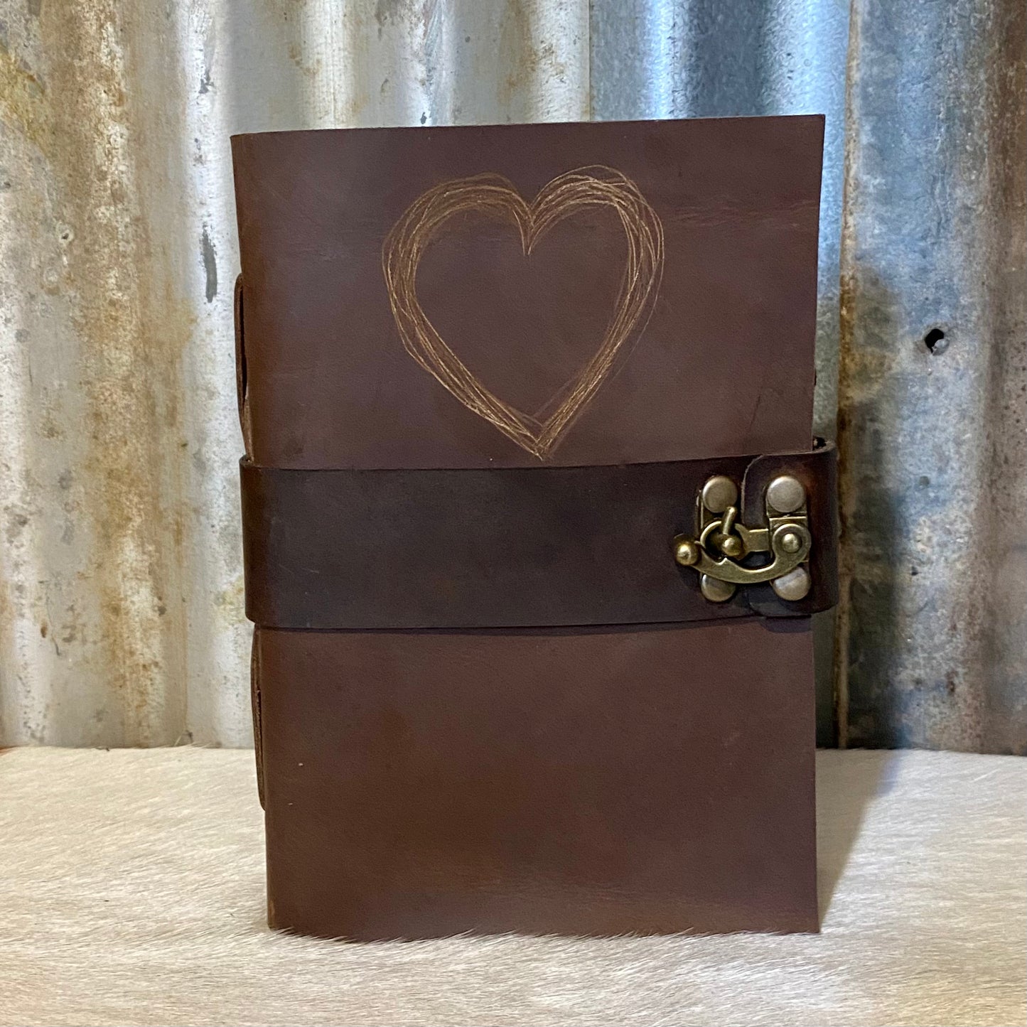 Handmade Paper Bound Leather Journal A5