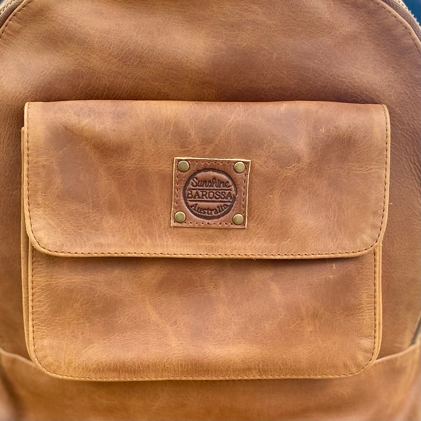 Traditional Leather Backpack