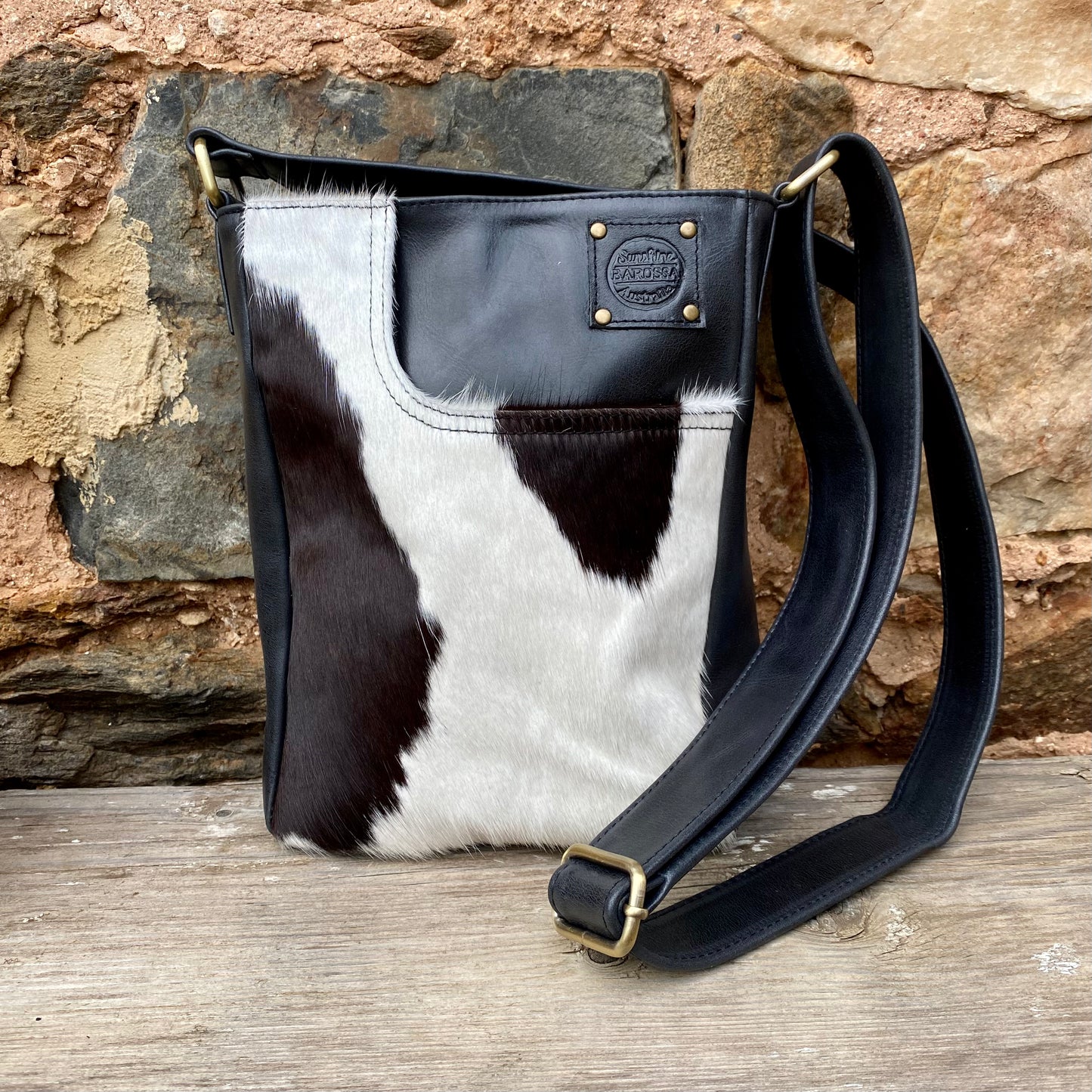 Cowhide Lean Pocket Bag