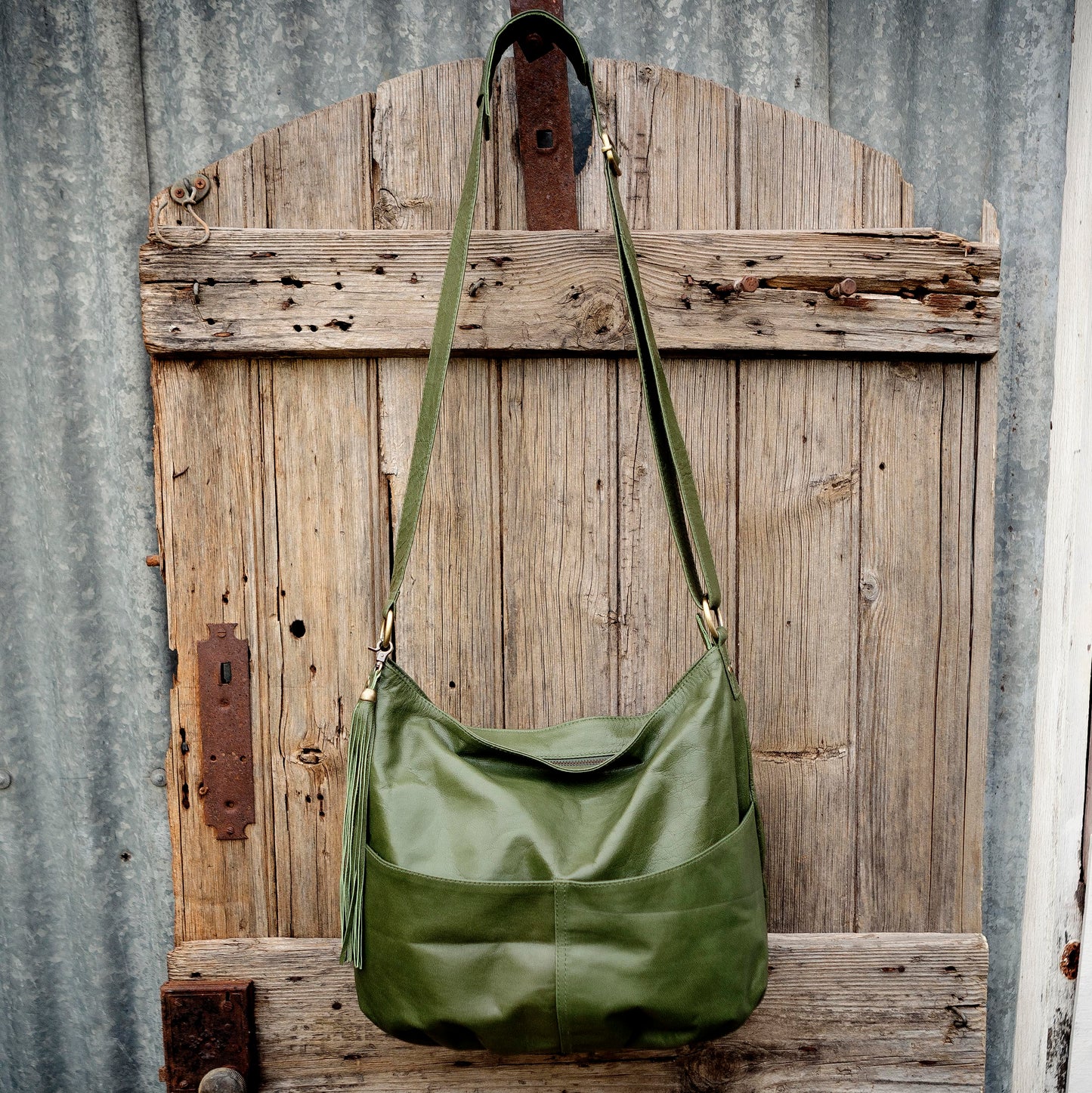 Charmaine Two Pocket Slouch Bag Different Leather Prices $199 - $299
