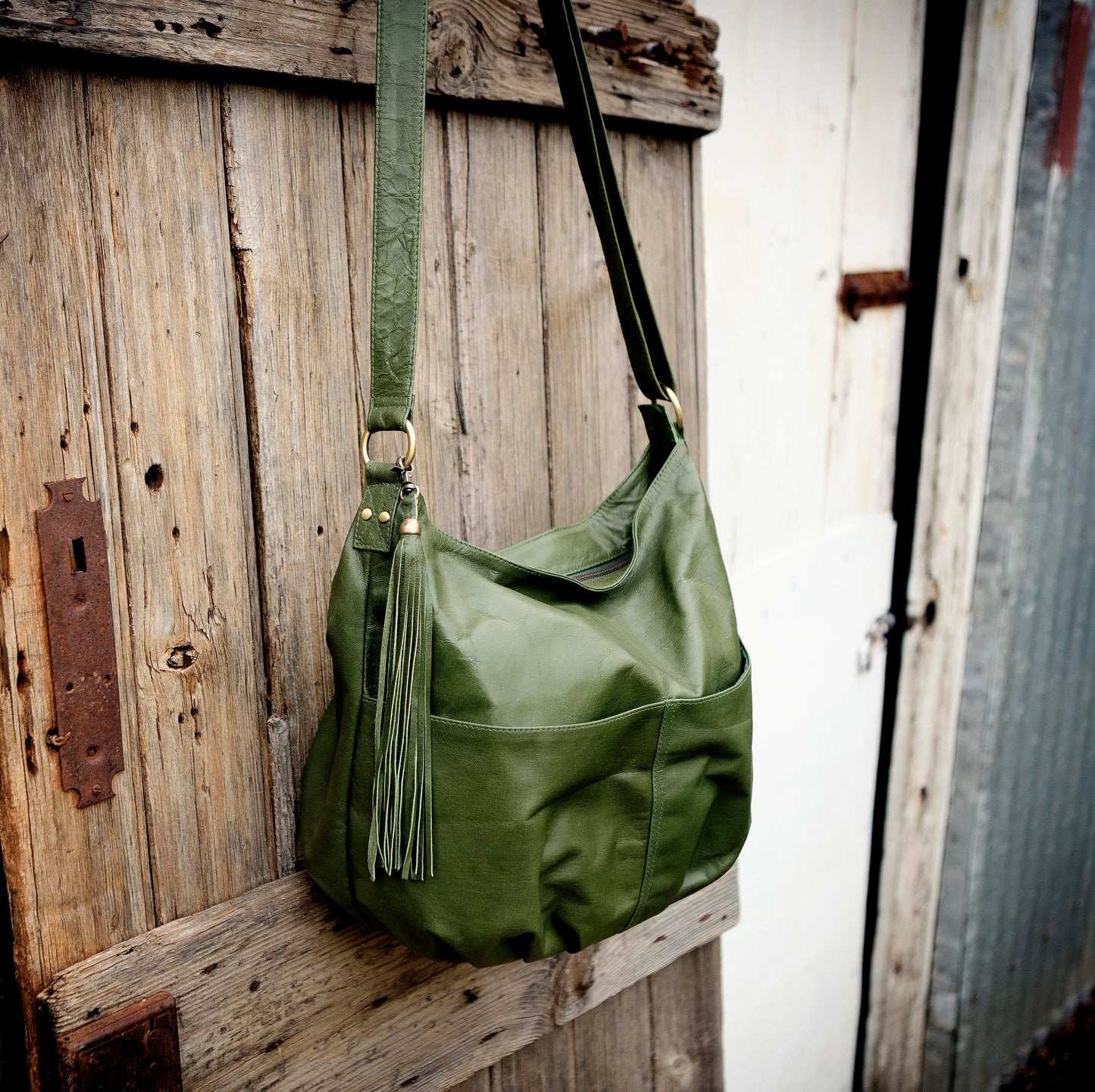 Charmaine Two Pocket Slouch Bag Different Leather Prices $199 - $299