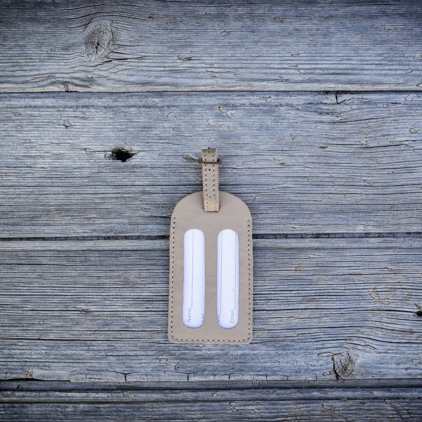 Leather Luggage Tag