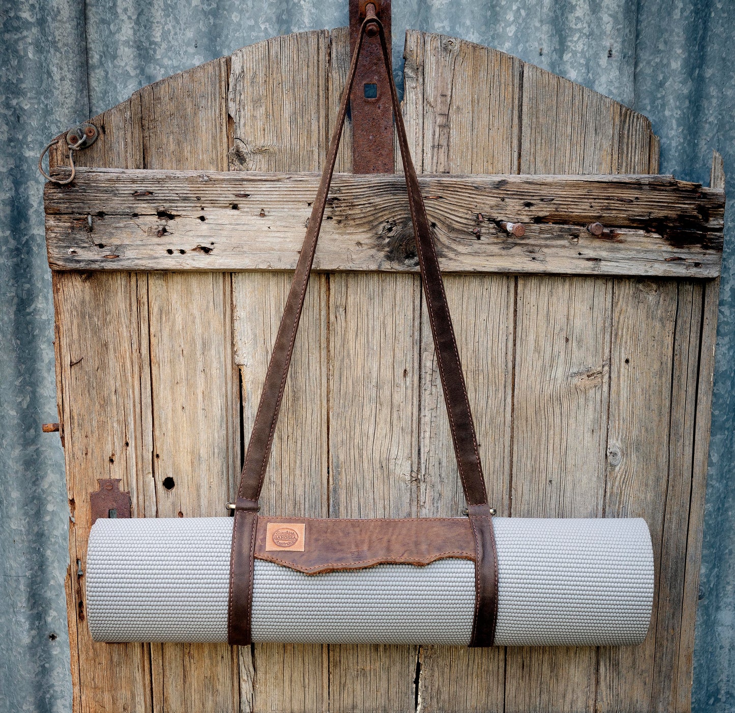 Yoga Mat / Picnic Rug Leather Carry Strap