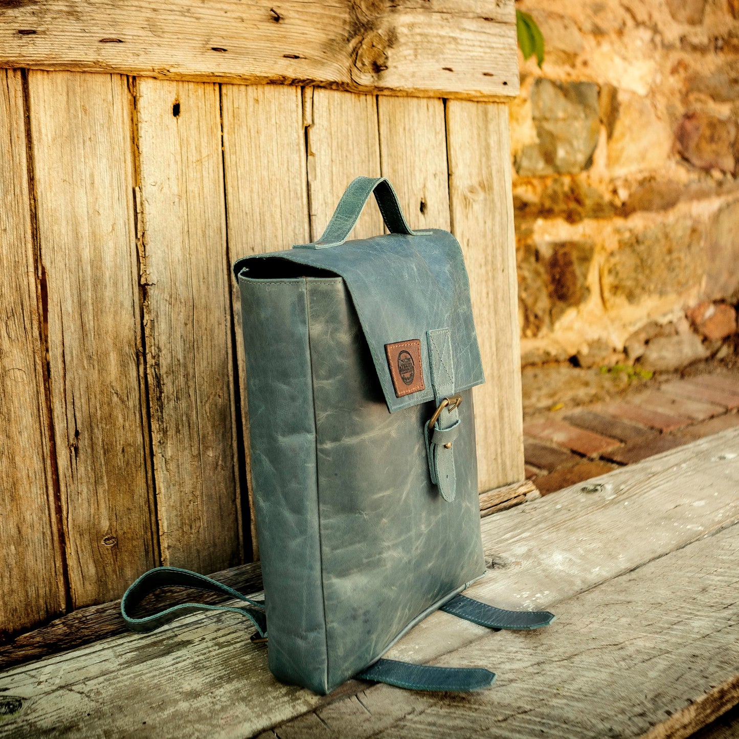 Multi Usable Leather Backpack