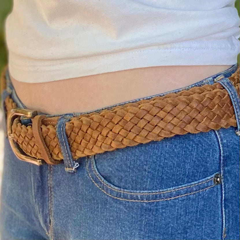 Plaited Leather Belts