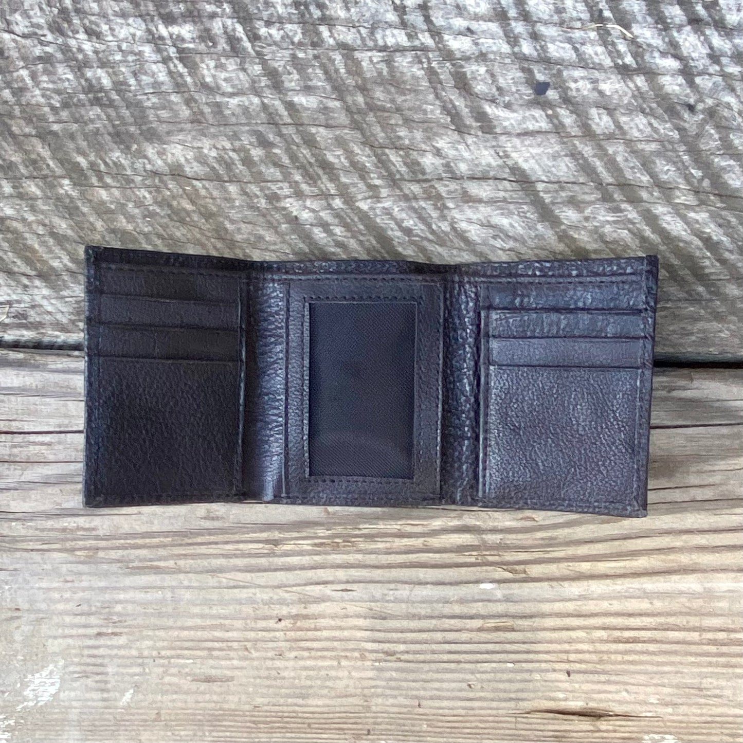 Tri-Fold Leather Wallet