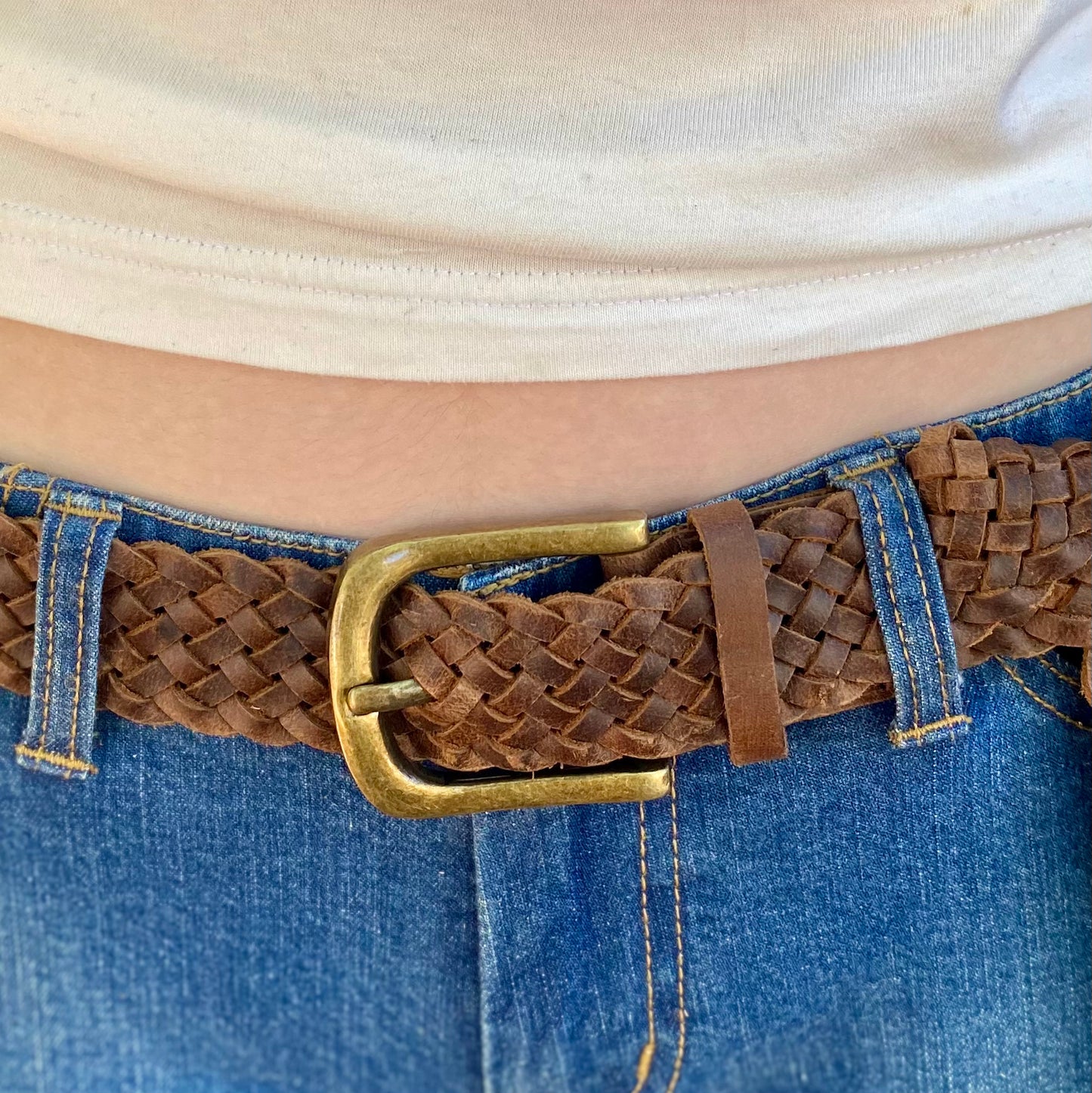 Plaited Leather Belts