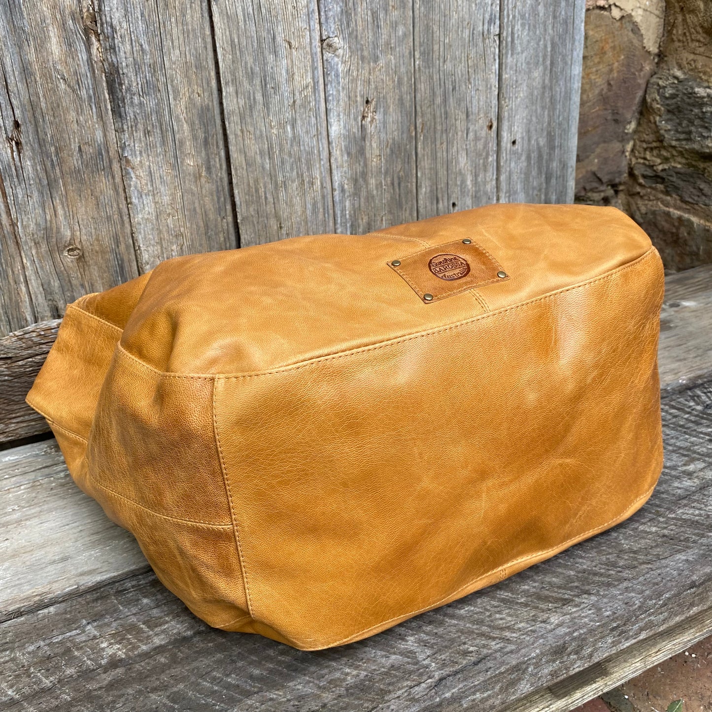 Large Leather Slouch / Overnighter