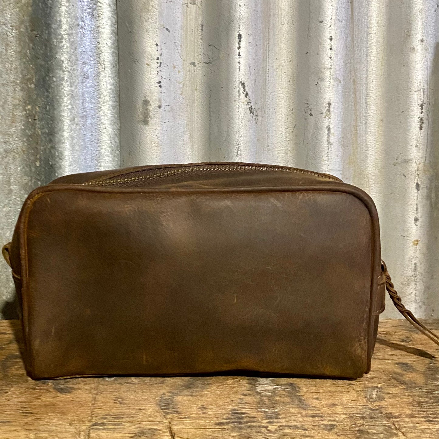 Leather Toiletry Bag / Wash Bag