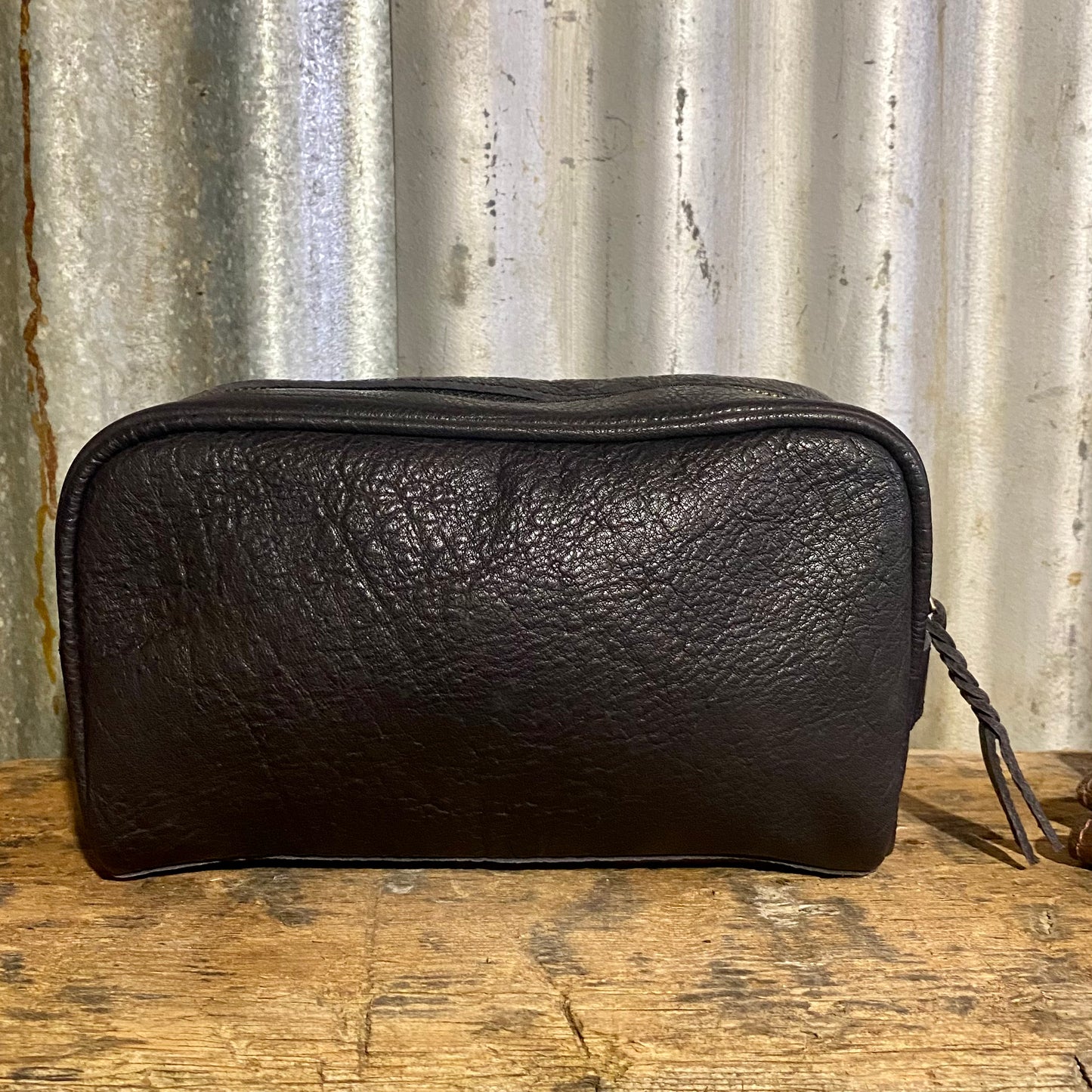 Leather Toiletry Bag / Wash Bag