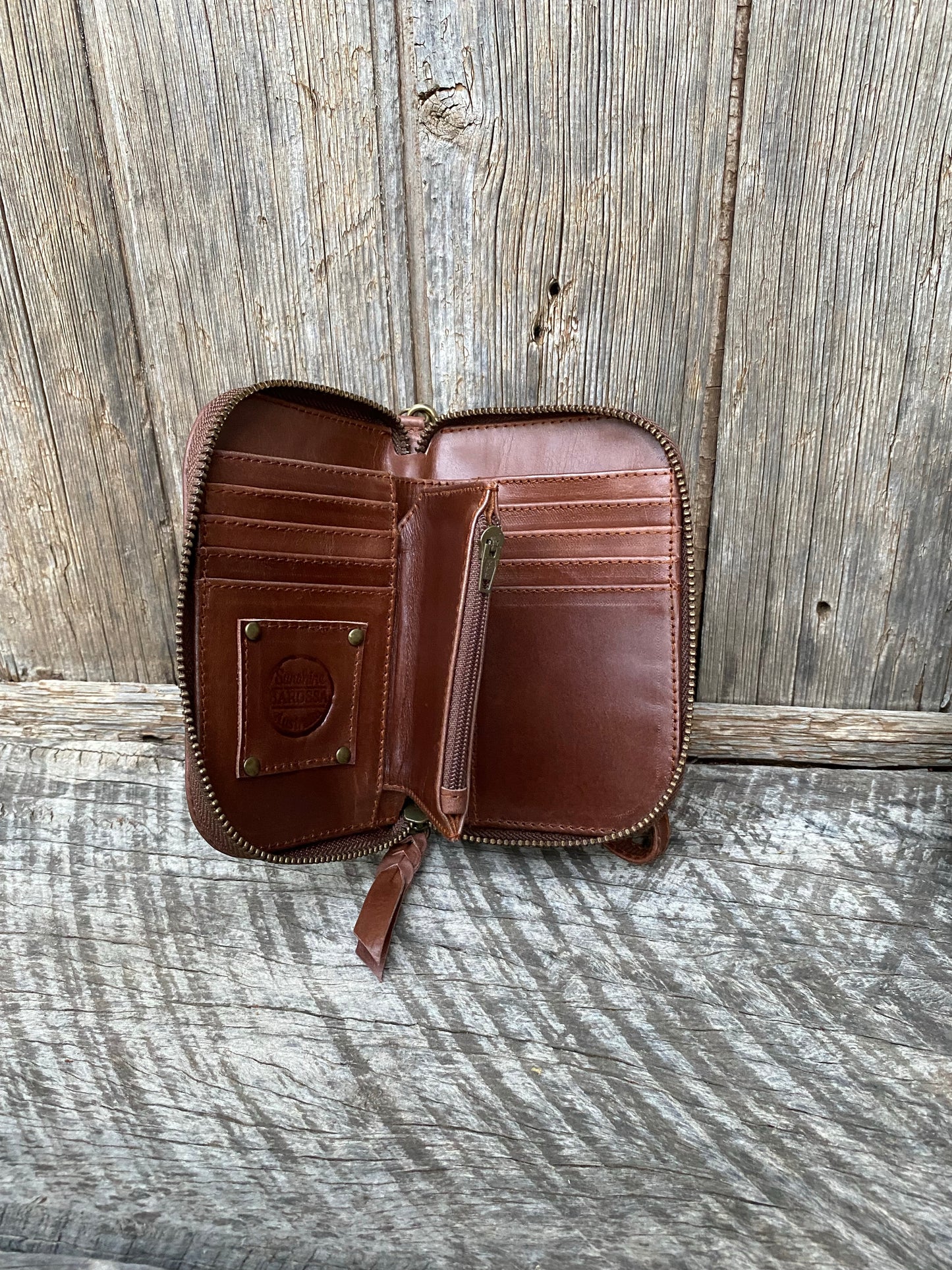 Zip-Around Leather Wallet/Purse