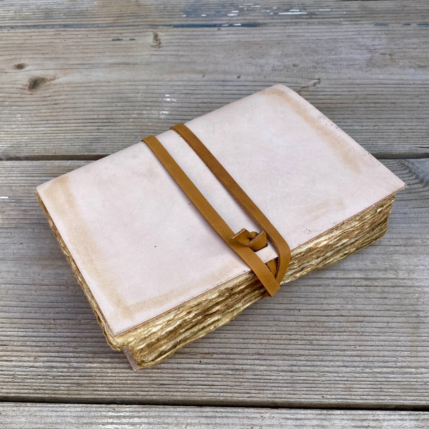 Handmade Paper Bound Leather Journal A5 & A4