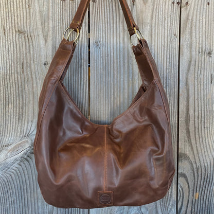 Large Leather Slouch / Overnighter